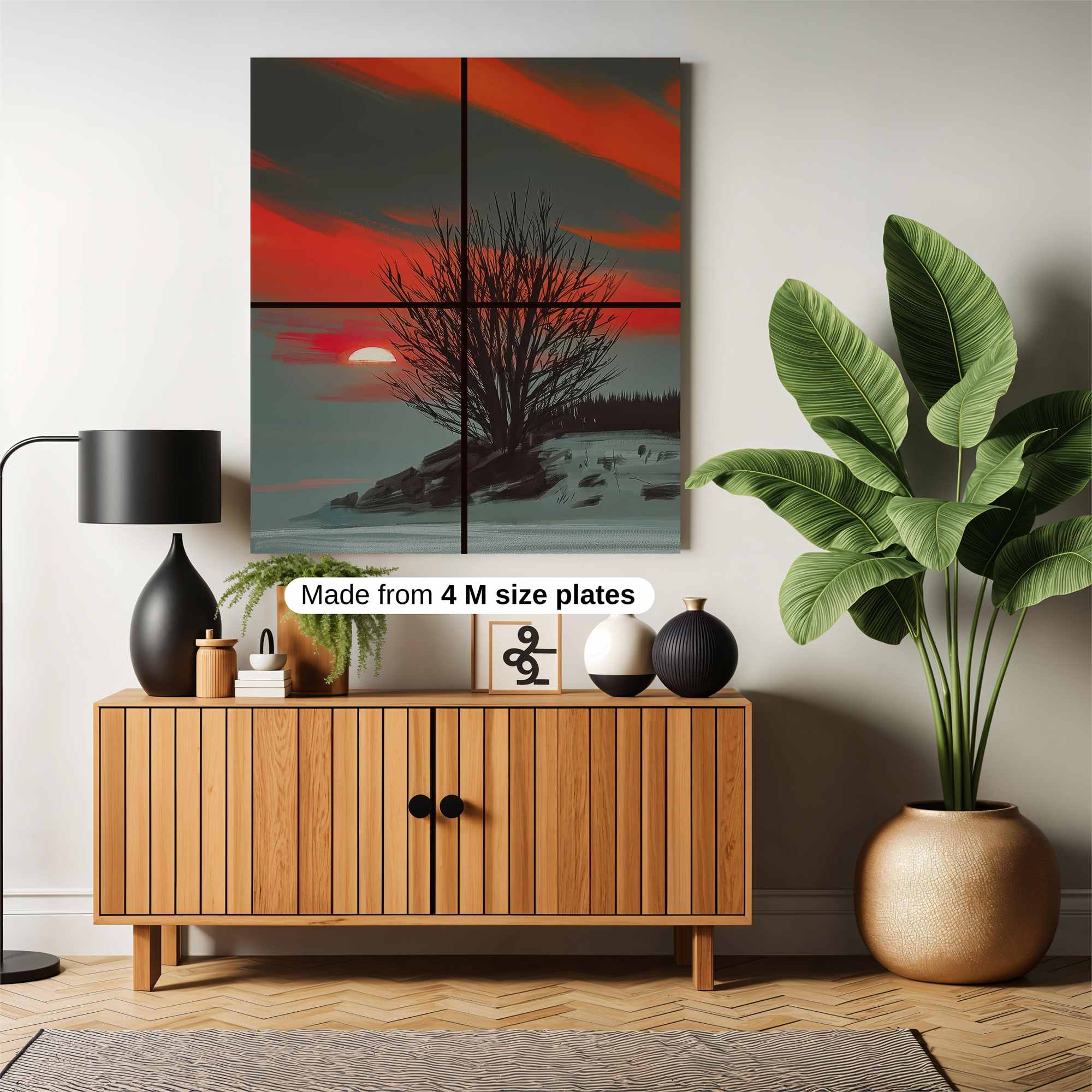 Sunset Solitude Safe Wall Magnetic / M