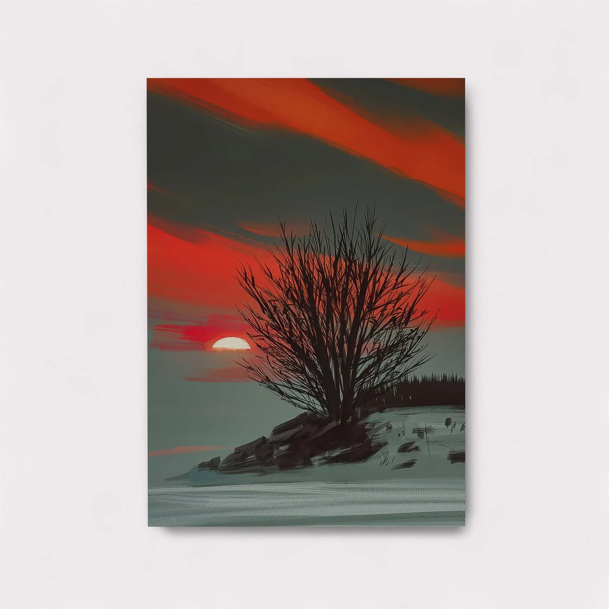 Sunset Solitude Safe Wall Magnetic / M