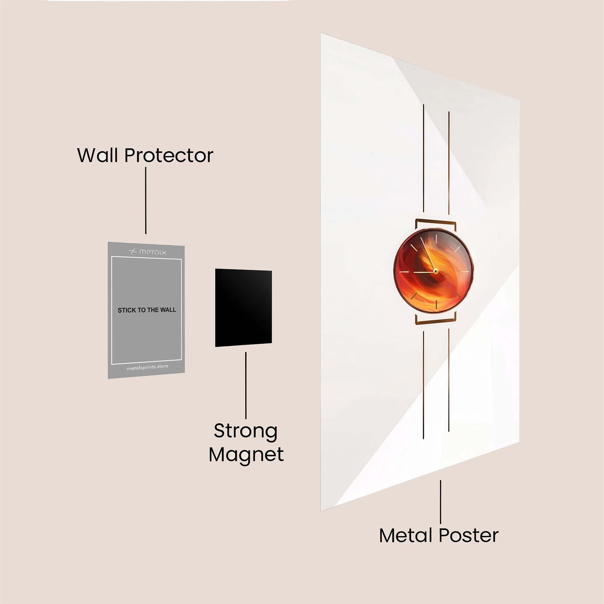 Sunset Watch Safe Wall Magnetic / M
