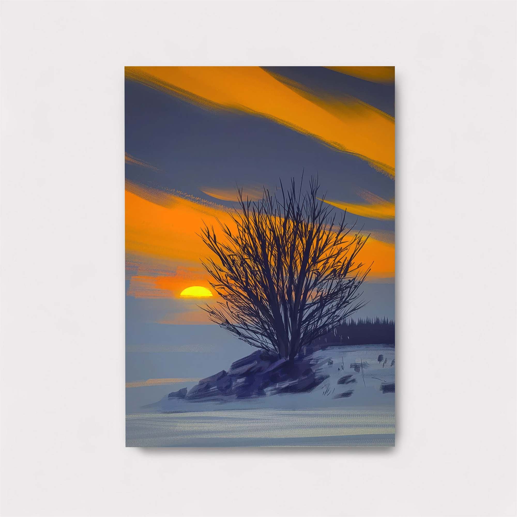 Sunset Solitude Safe Wall Magnetic / M