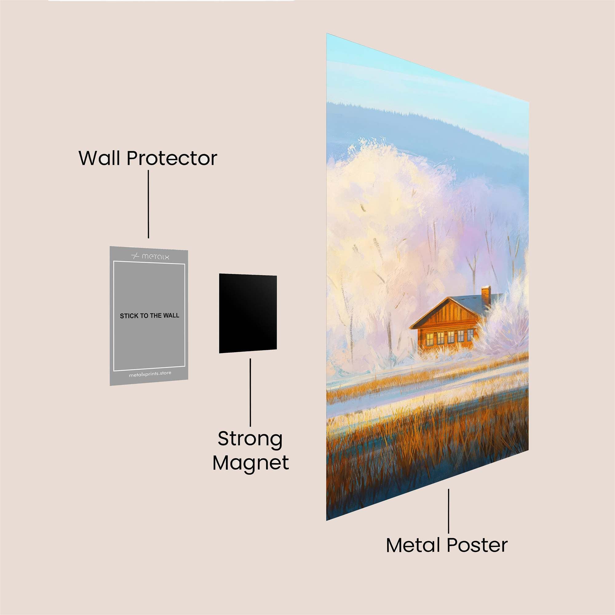 Cabin Serenity Safe Wall Magnetic / M