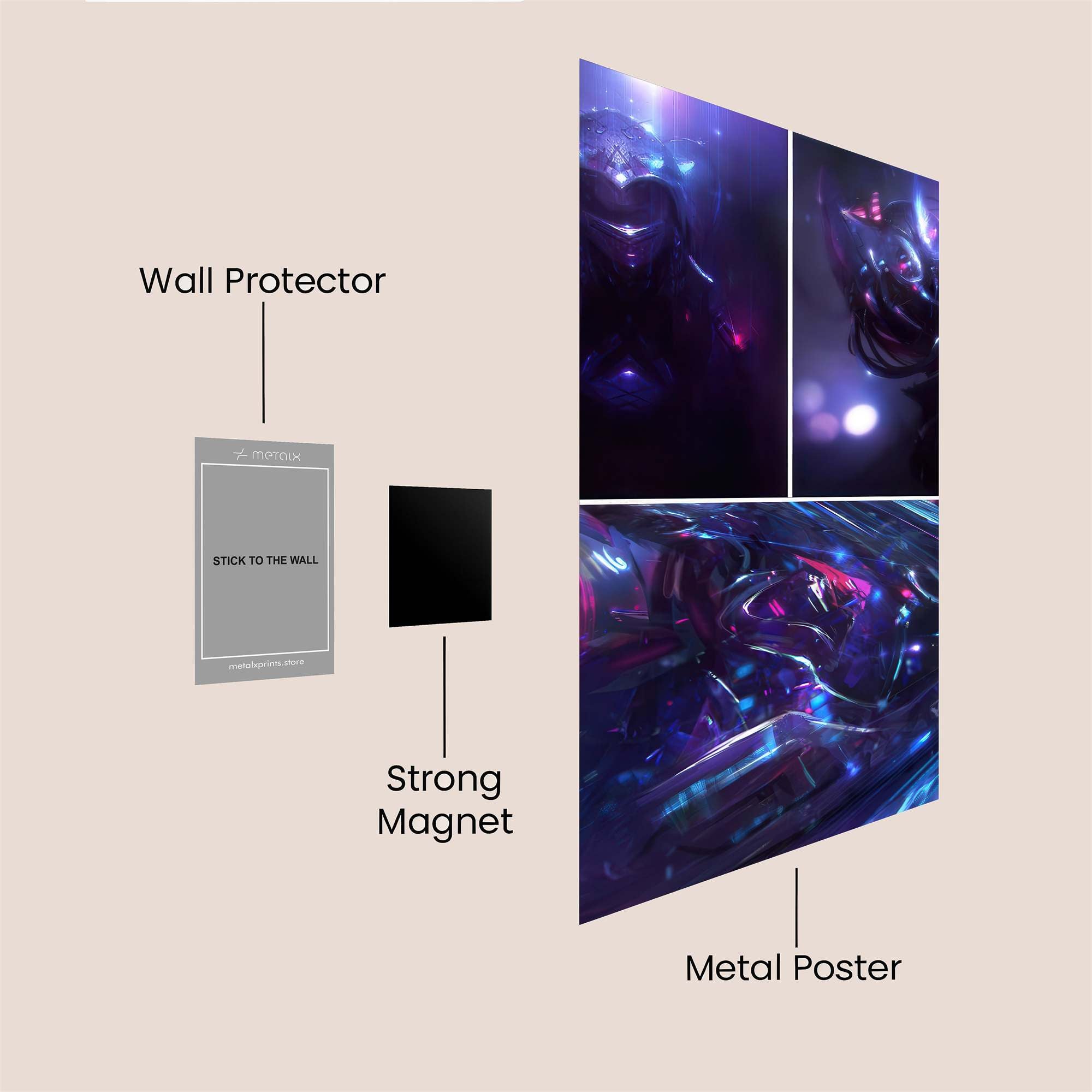 Knight Enigmatic Safe Wall Magnetic / M