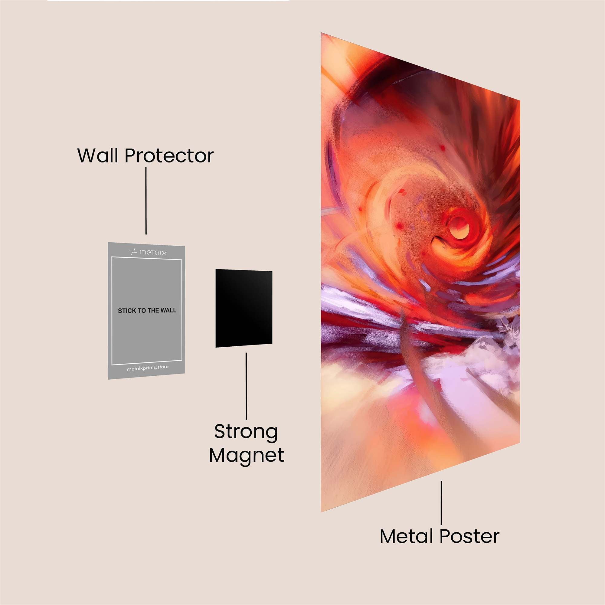 Vortex Blaze Safe Wall Magnetic / M