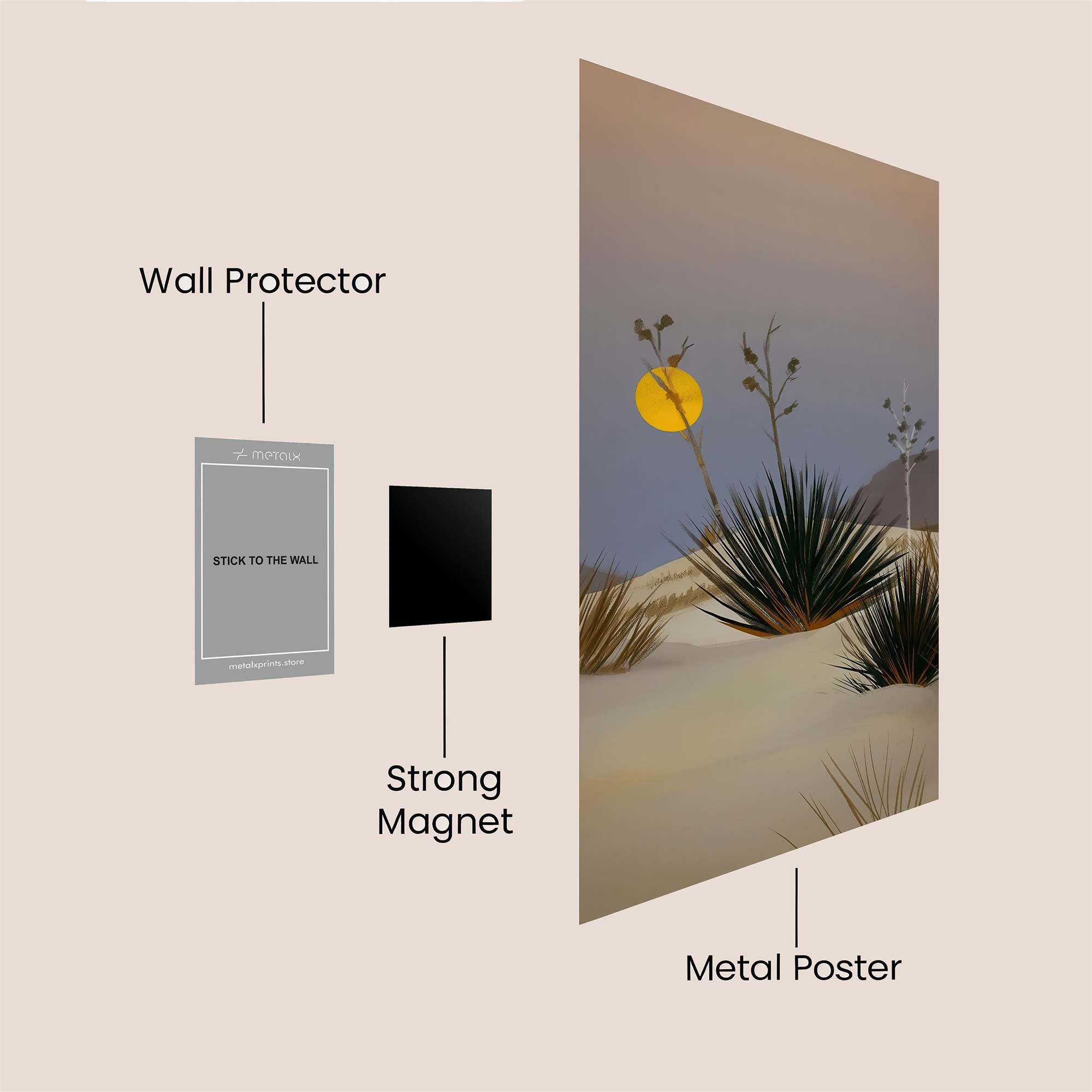 Desert Dream Safe Wall Magnetic / M