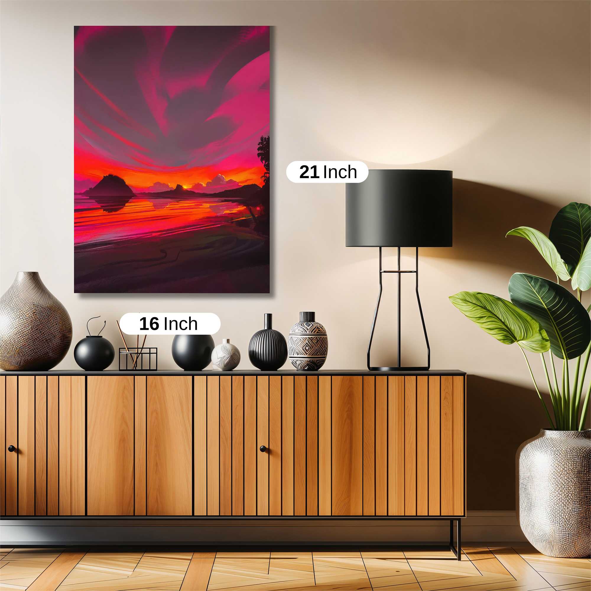 Sunset Serenity Safe Wall Magnetic / M