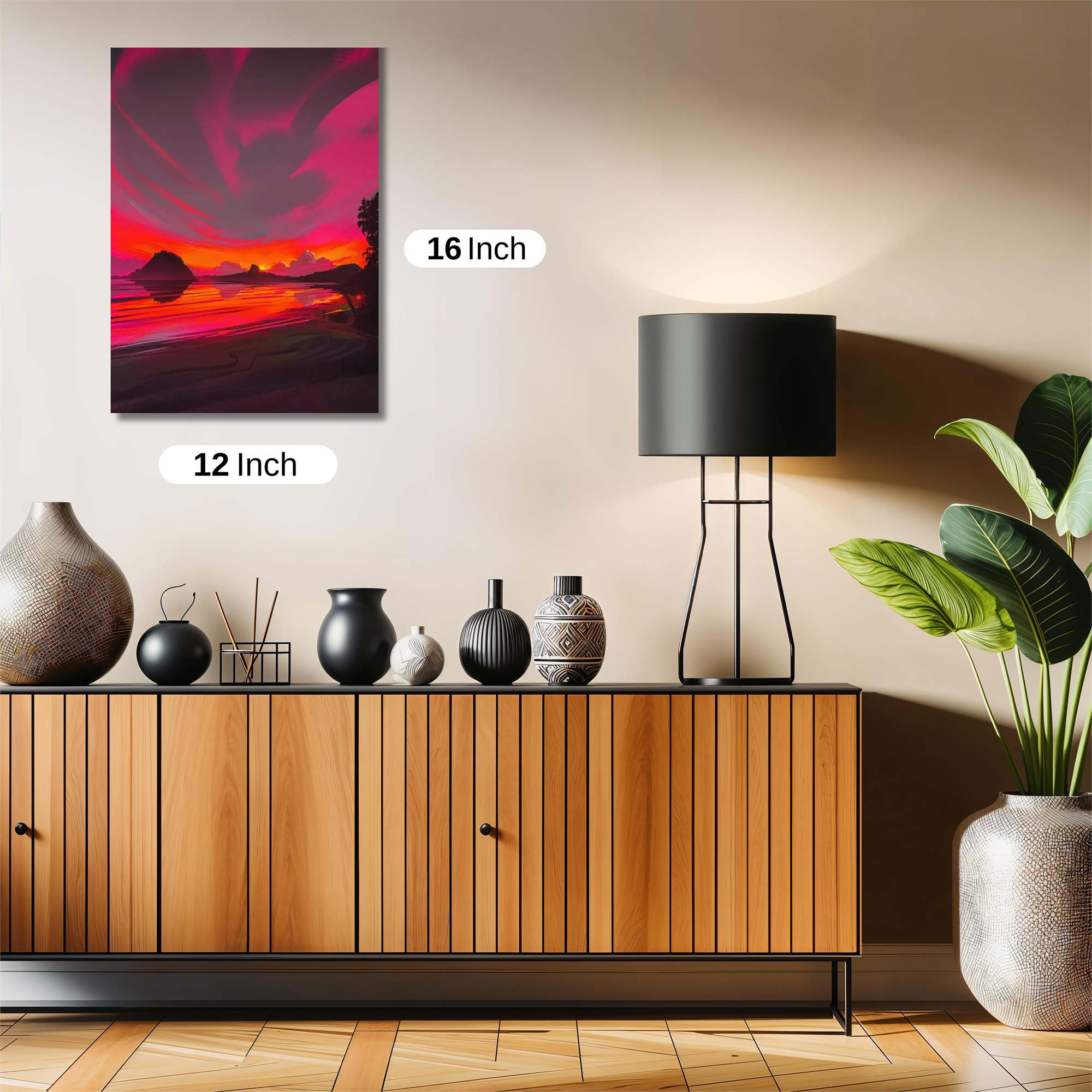 Sunset Serenity Safe Wall Magnetic / M