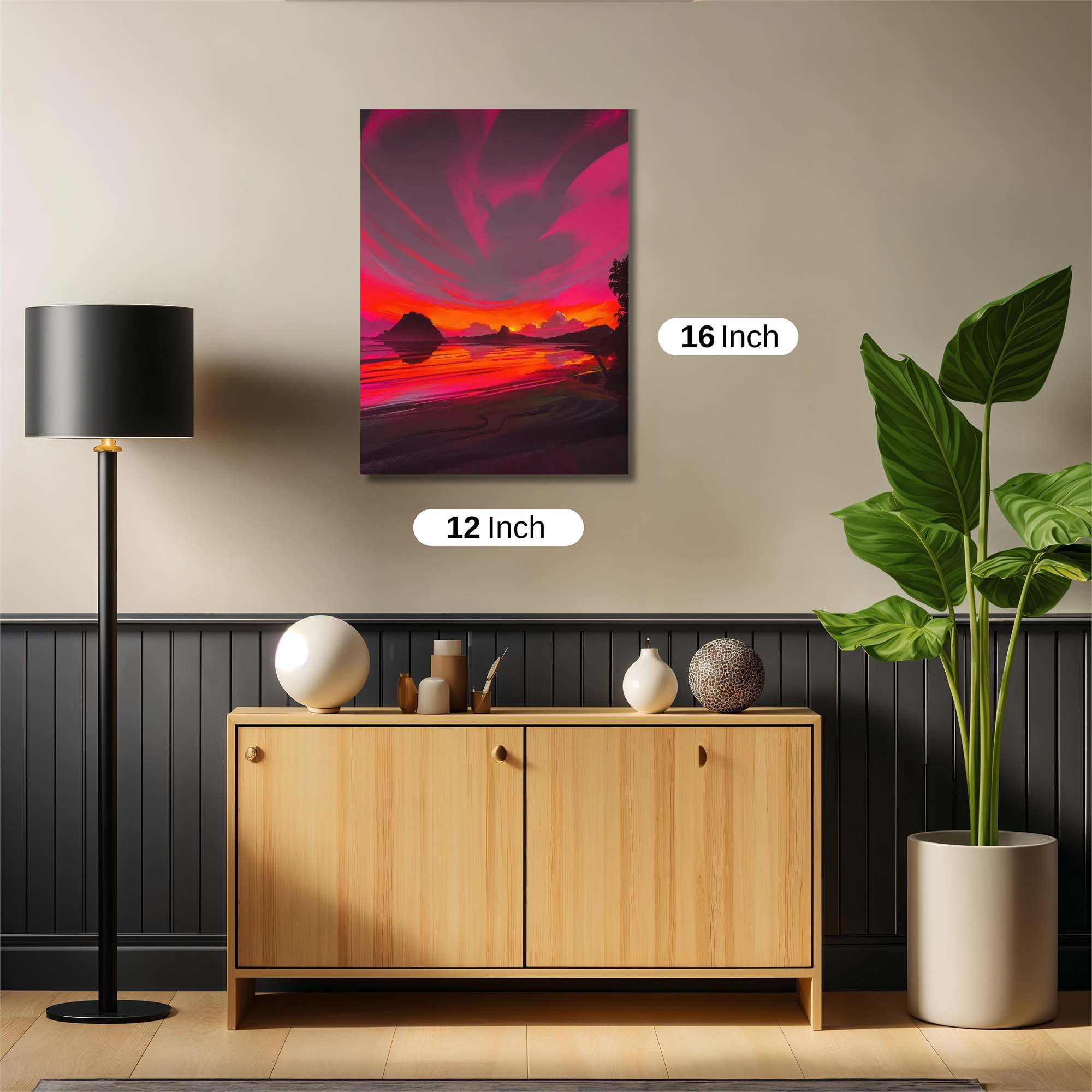Sunset Serenity Safe Wall Magnetic / M