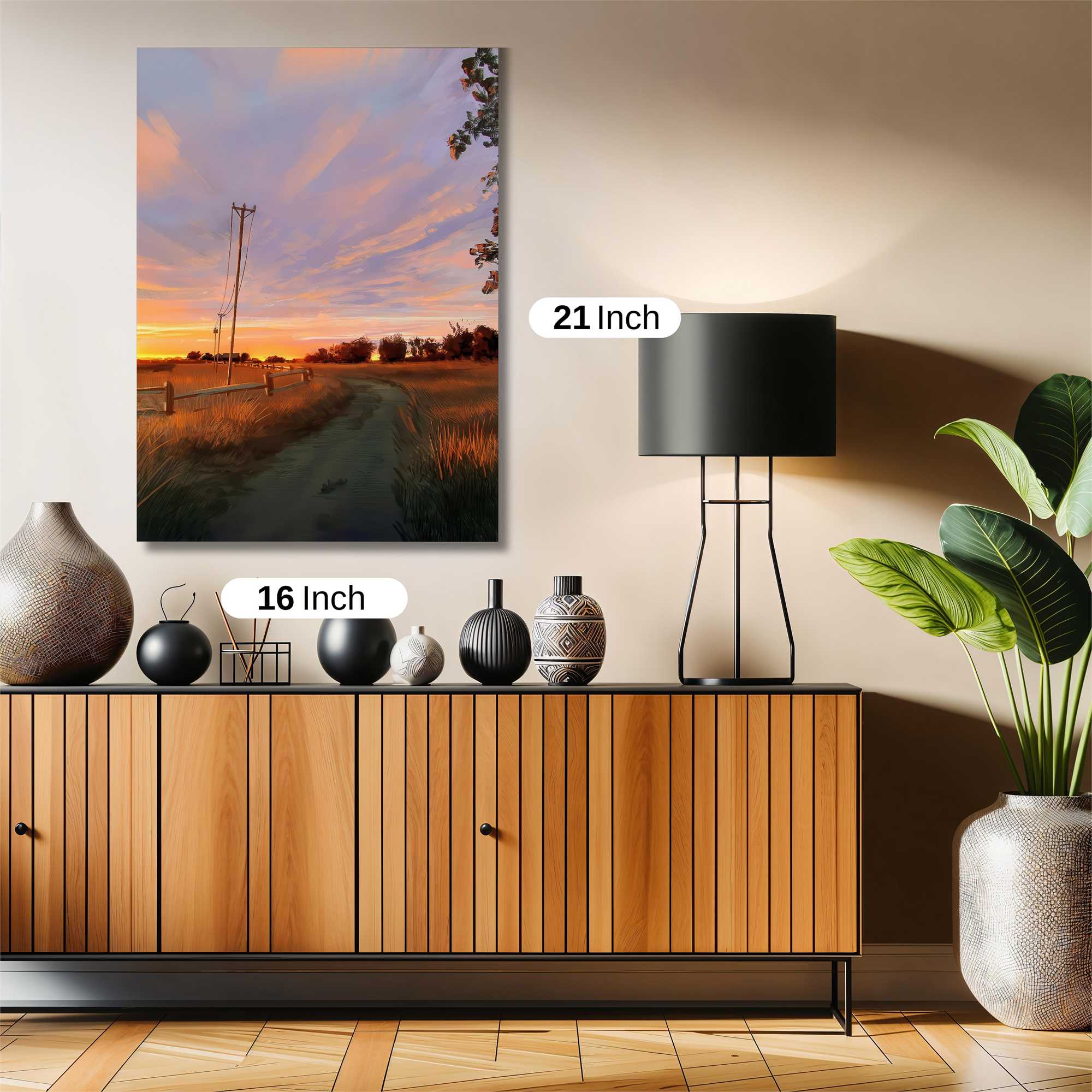 Sunset Serenity Safe Wall Magnetic / M