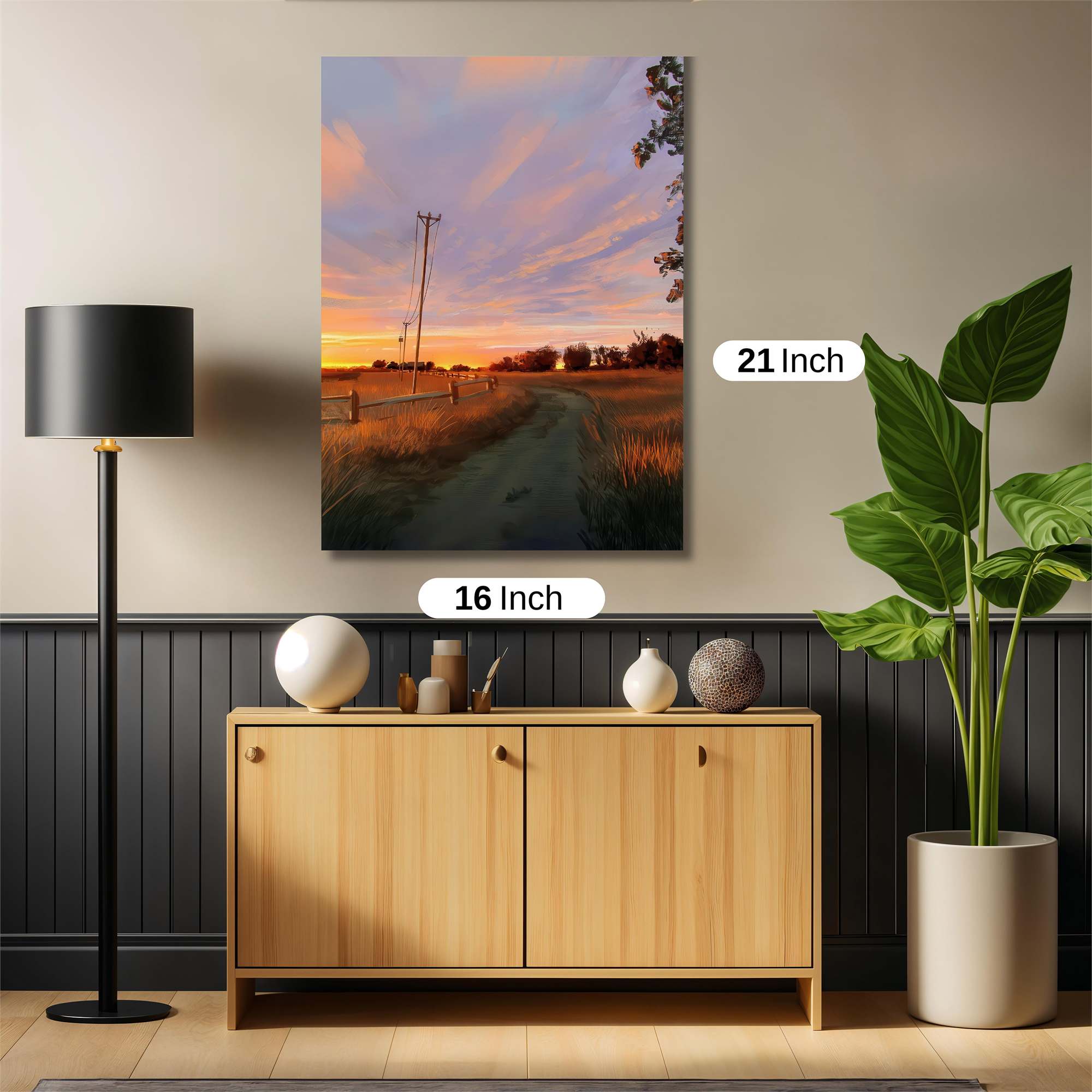 Sunset Serenity Safe Wall Magnetic / M