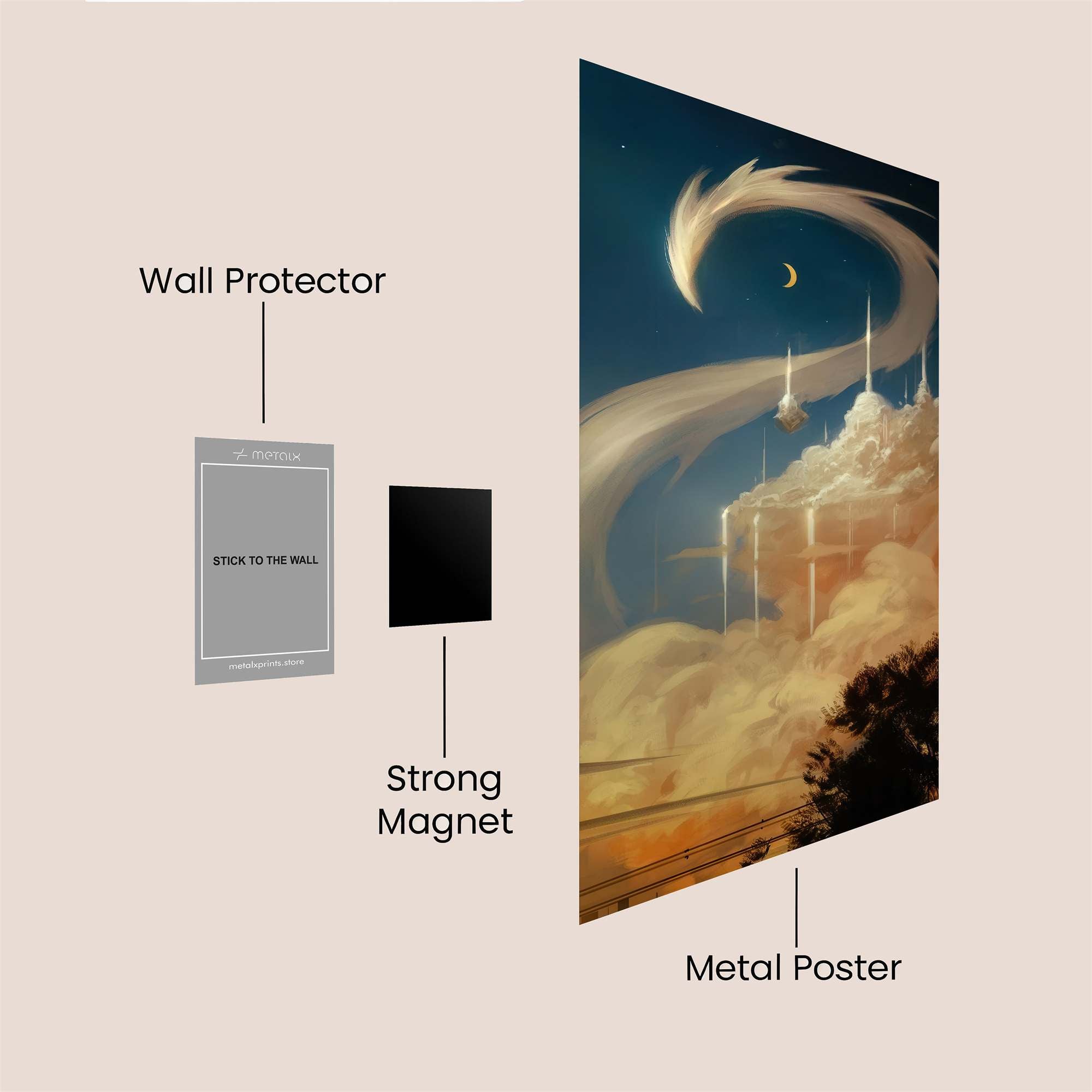 Dragon Serenity Safe Wall Magnetic / M