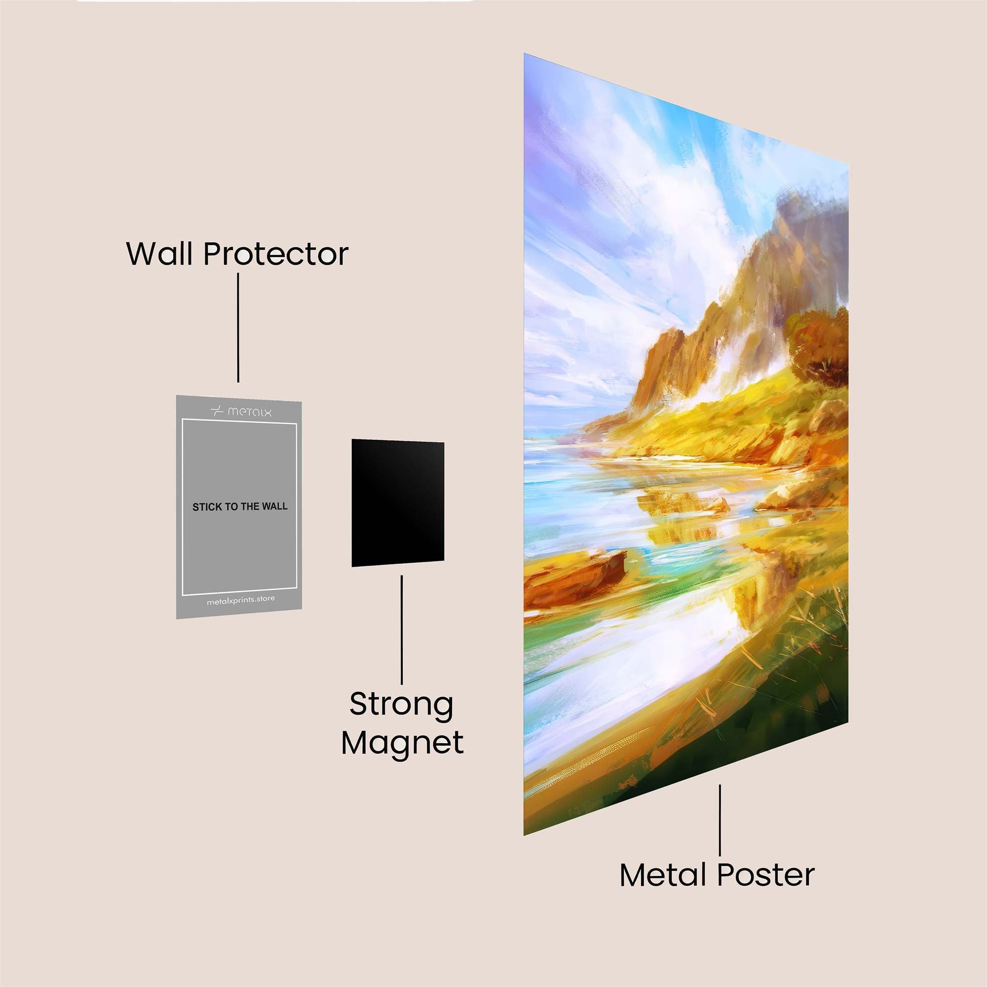 Mountain Radiance Safe Wall Magnetic / M