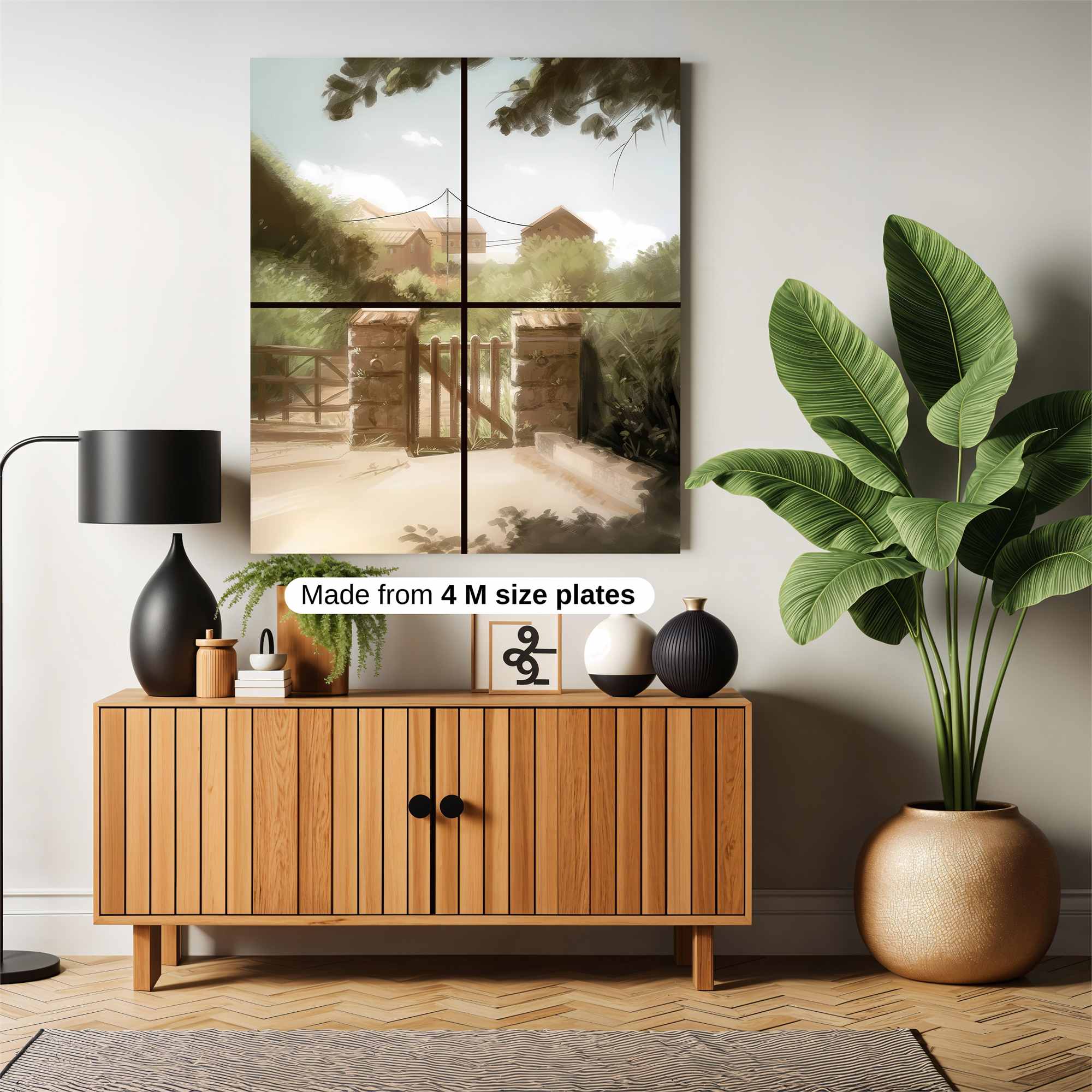 Rustic Serenity Safe Wall Magnetic / M