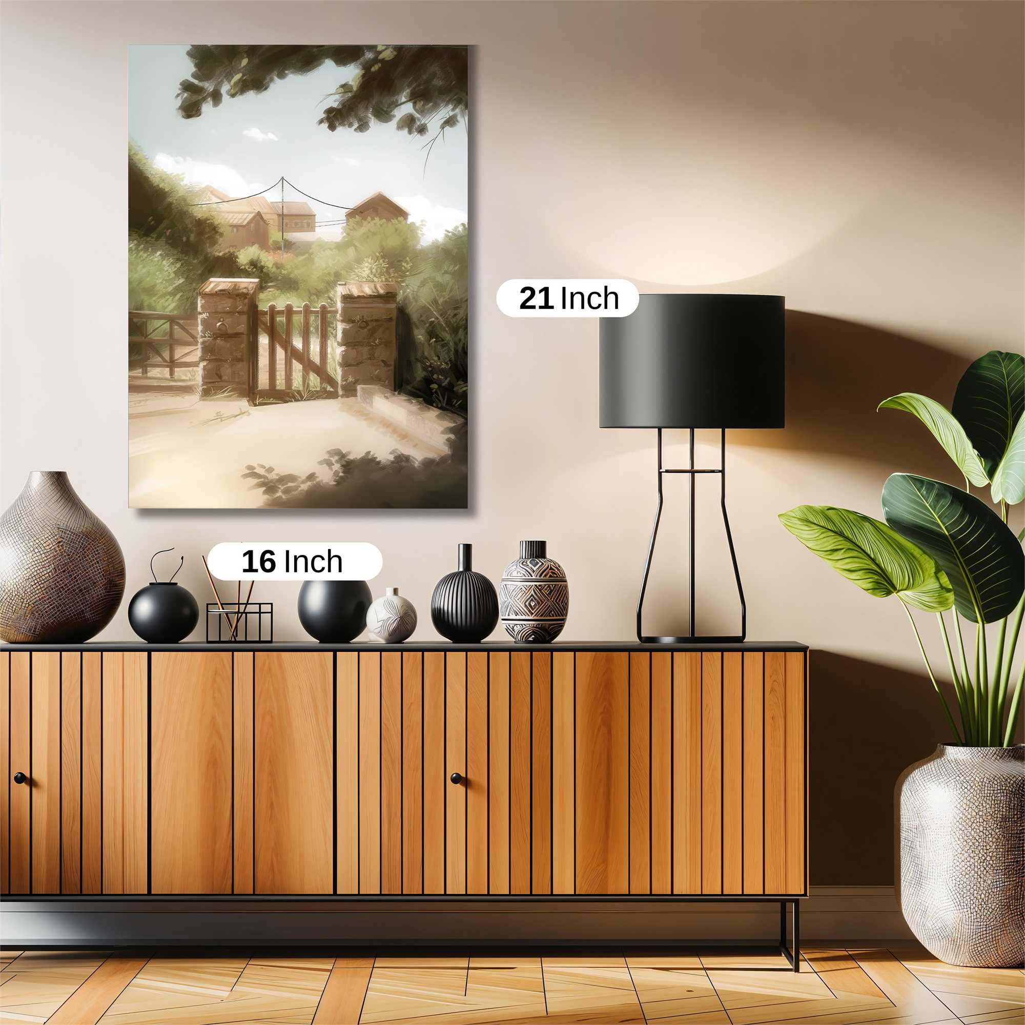 Rustic Serenity Safe Wall Magnetic / M