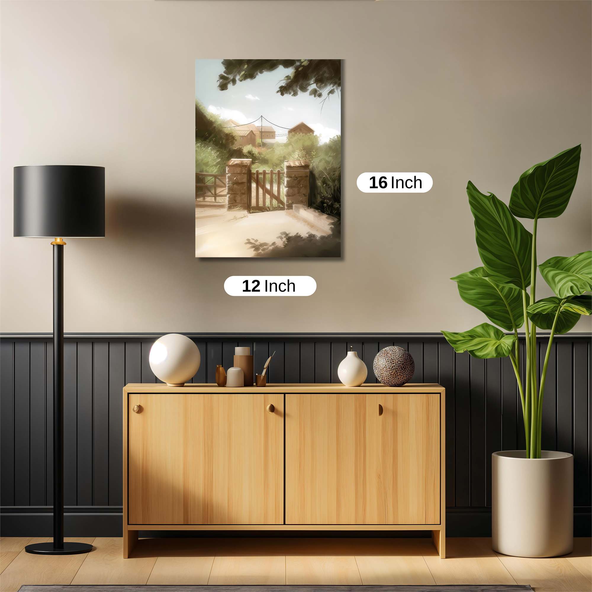 Rustic Serenity Safe Wall Magnetic / M