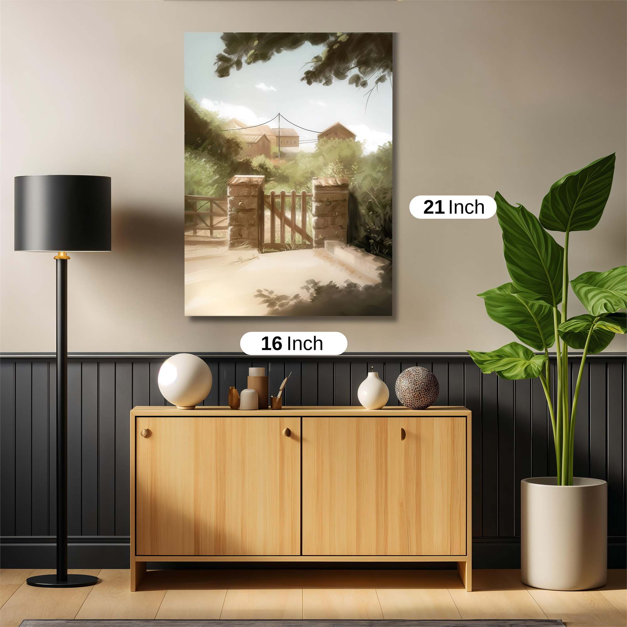 Rustic Serenity Safe Wall Magnetic / M
