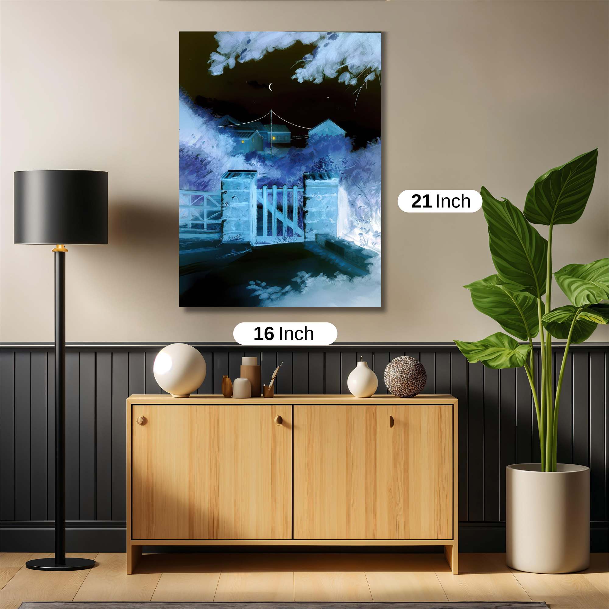 Moonlit Mystery Safe Wall Magnetic / M