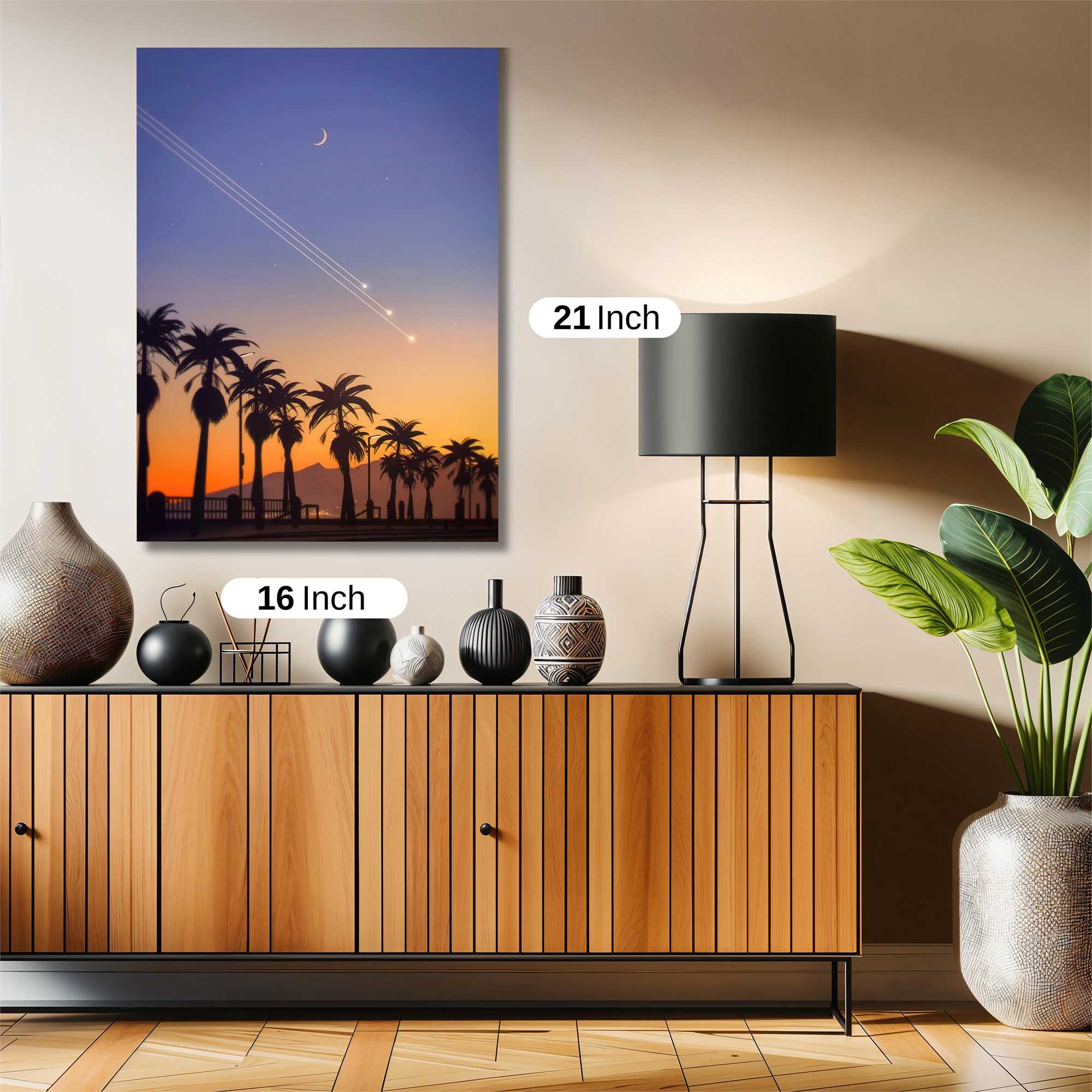 Moonlit Tranquility Safe Wall Magnetic / M