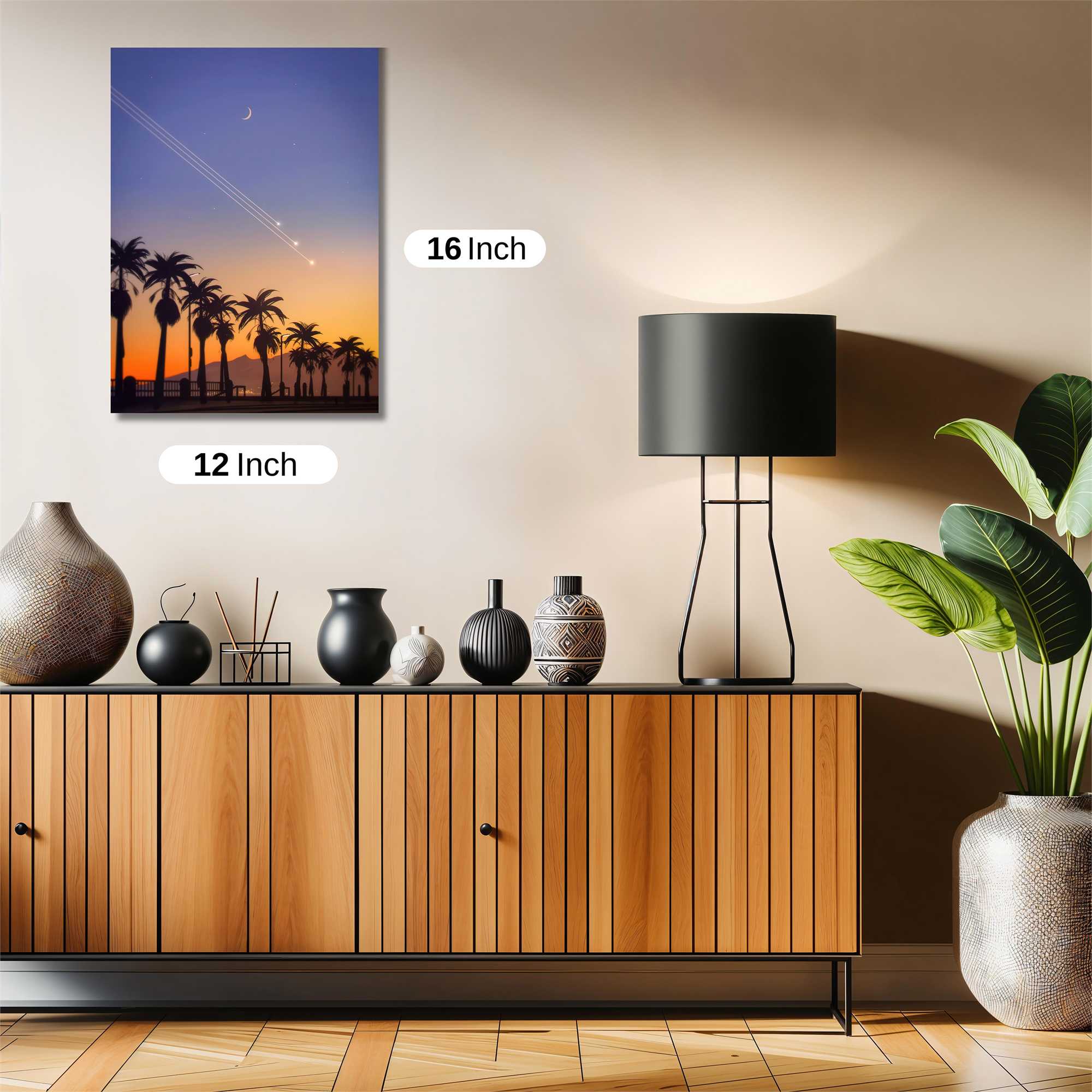Moonlit Tranquility Safe Wall Magnetic / M