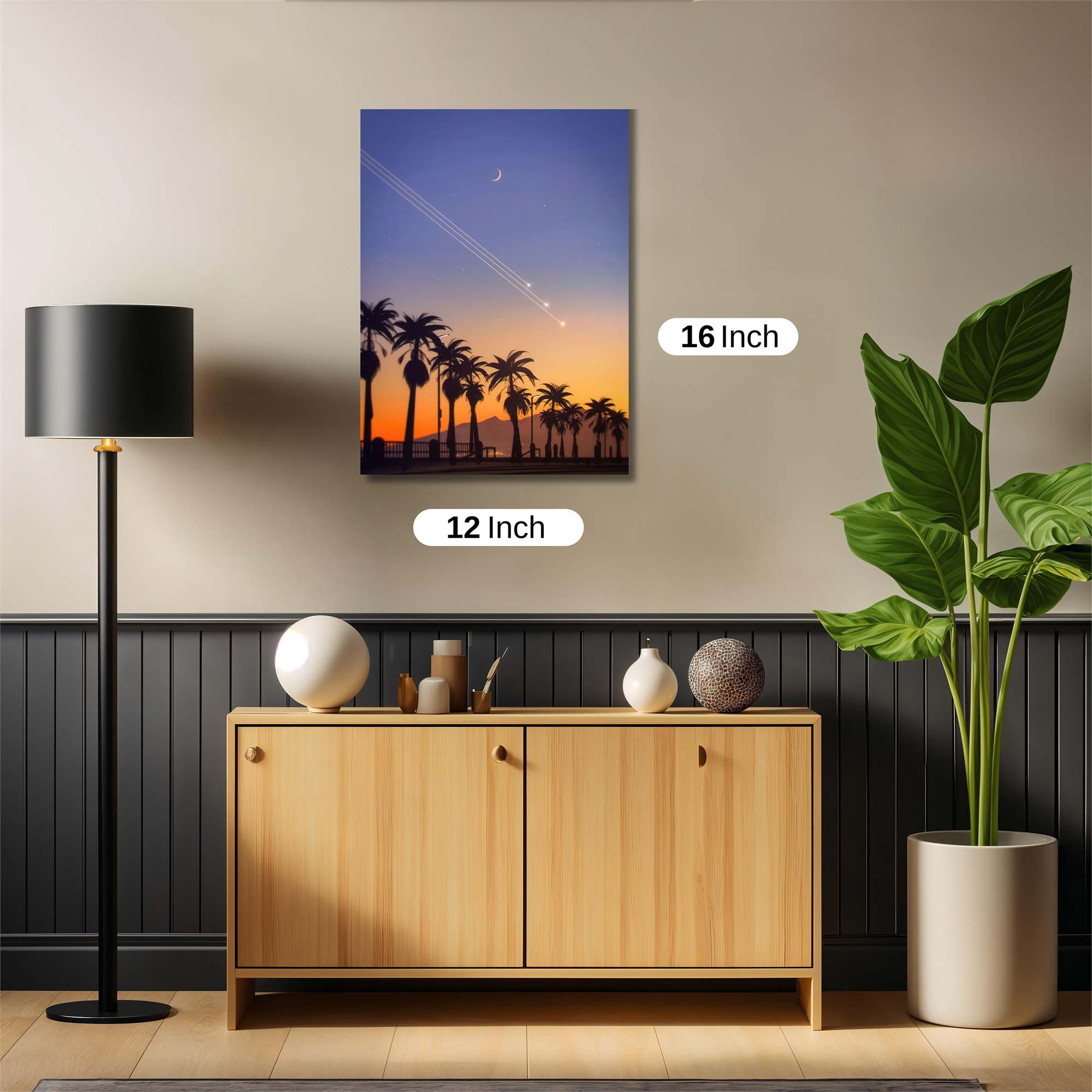 Moonlit Tranquility Safe Wall Magnetic / M