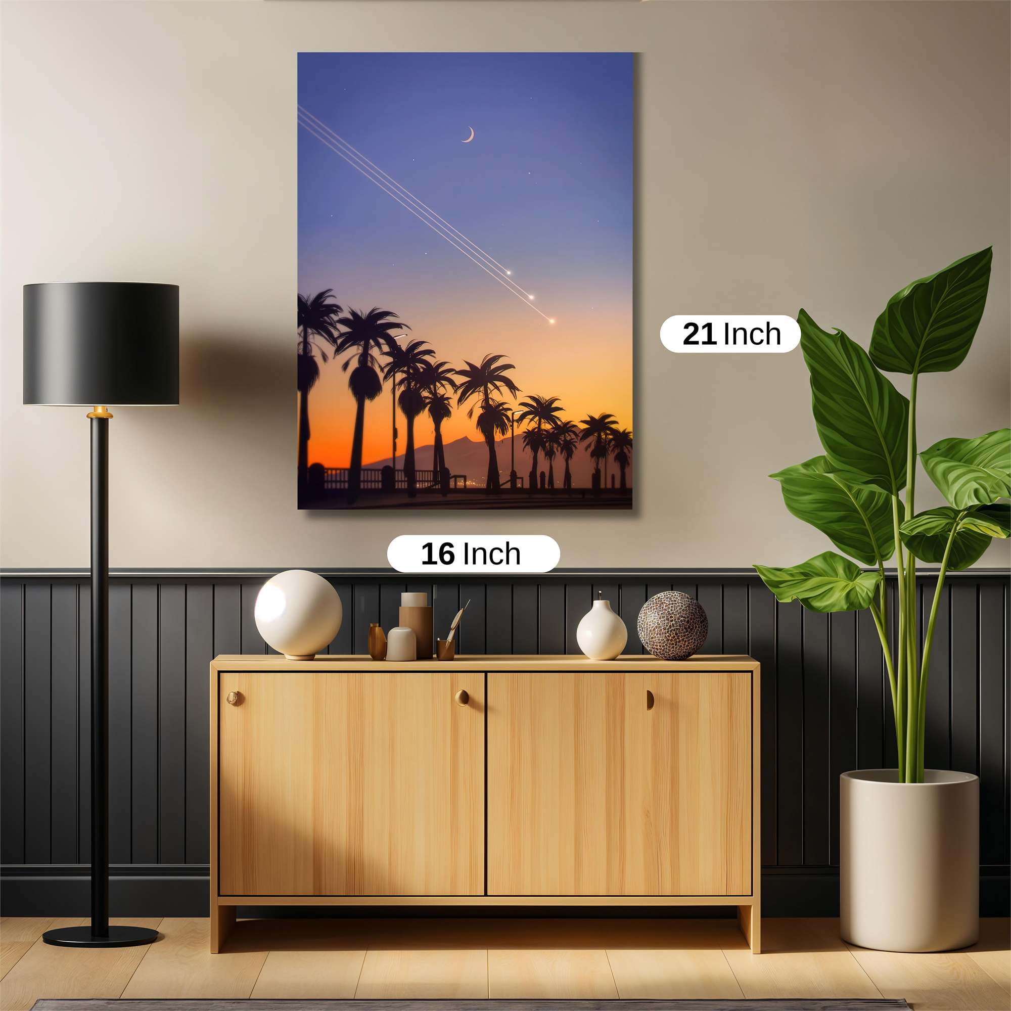 Moonlit Tranquility Safe Wall Magnetic / M