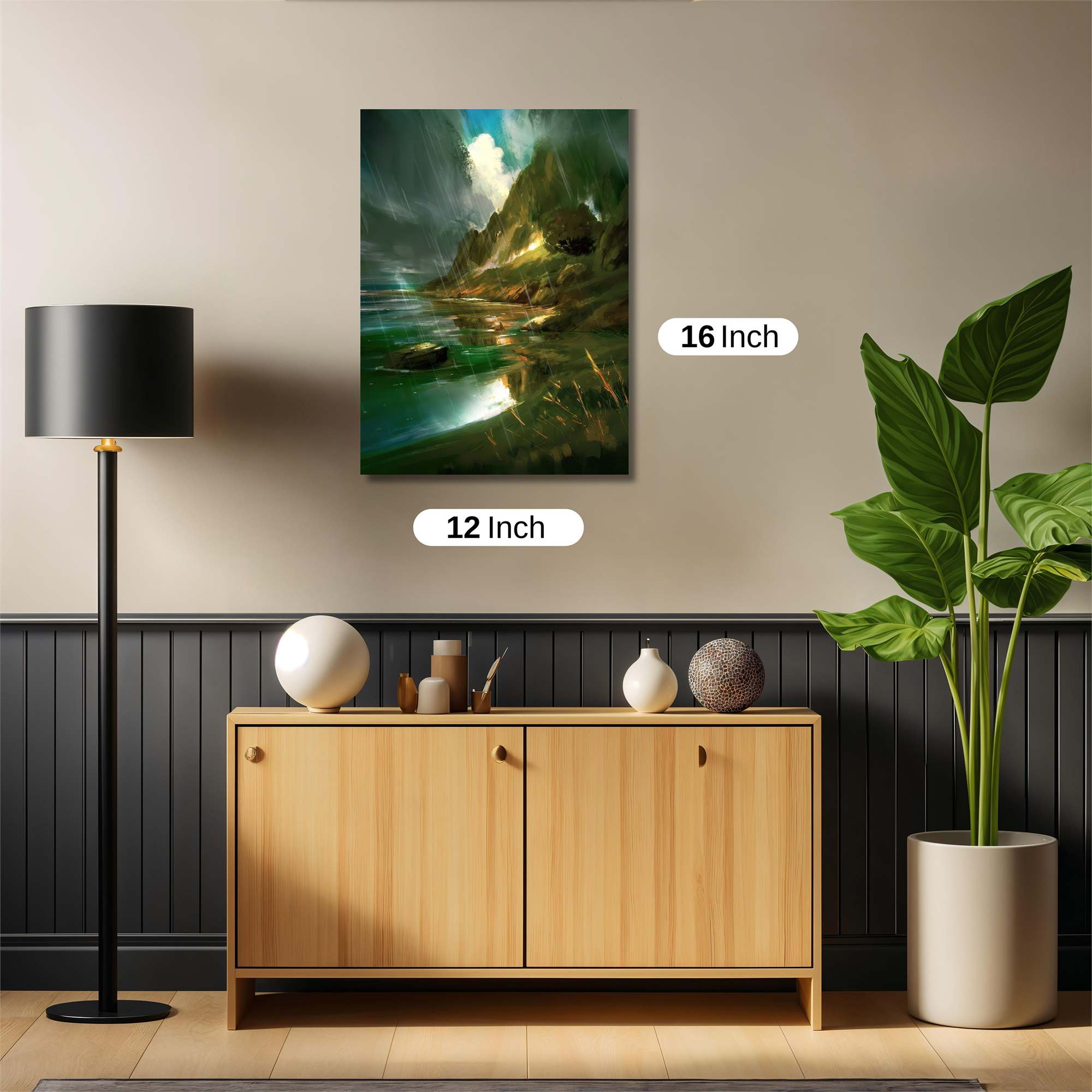 Stormy Serenity Safe Wall Magnetic / M