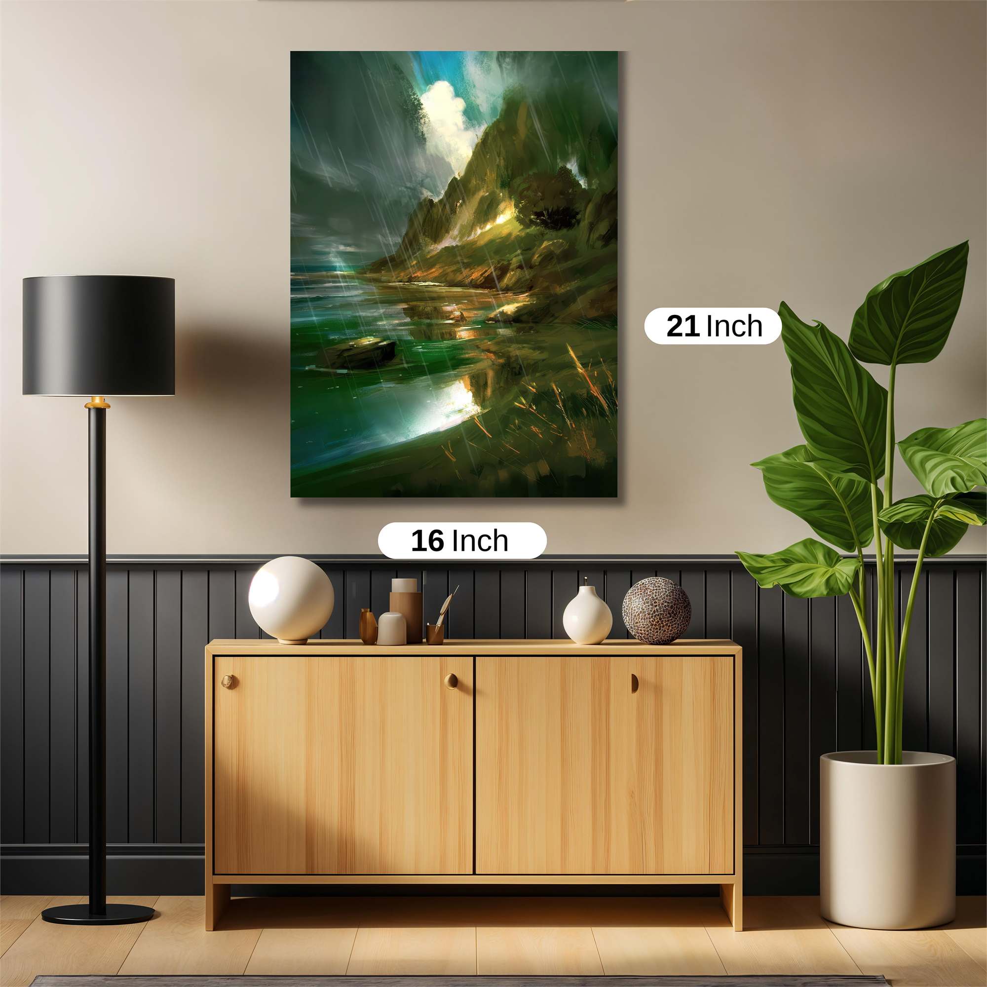 Stormy Serenity Safe Wall Magnetic / M