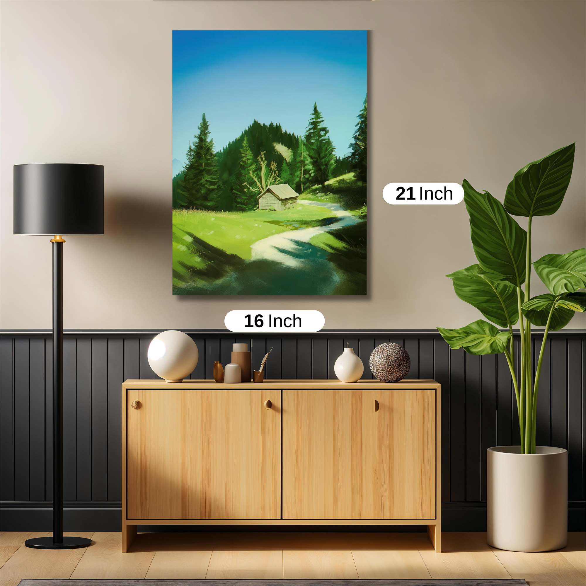 Cabin Serenity Safe Wall Magnetic / M