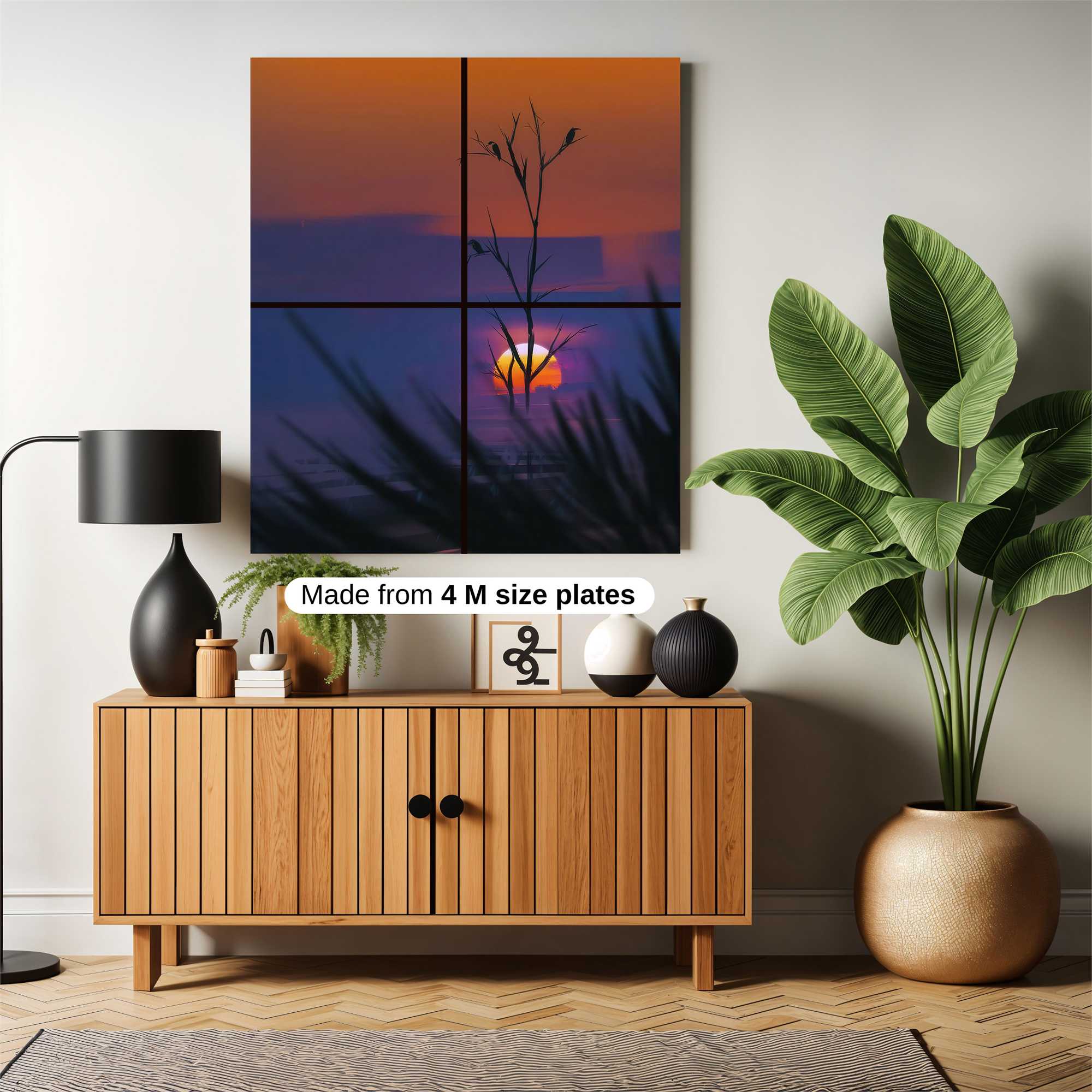 Sunset Serenity Safe Wall Magnetic / M