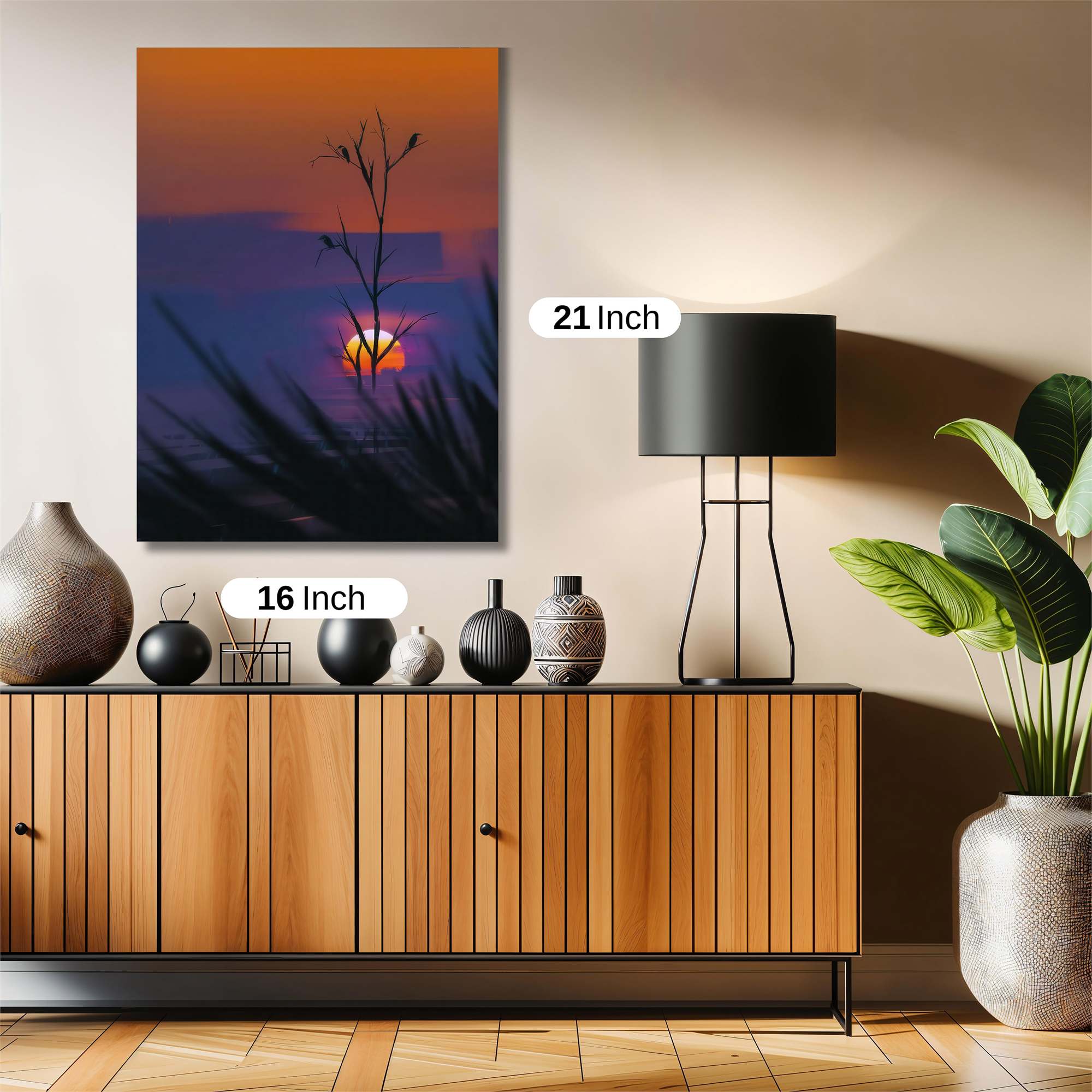 Sunset Serenity Safe Wall Magnetic / M