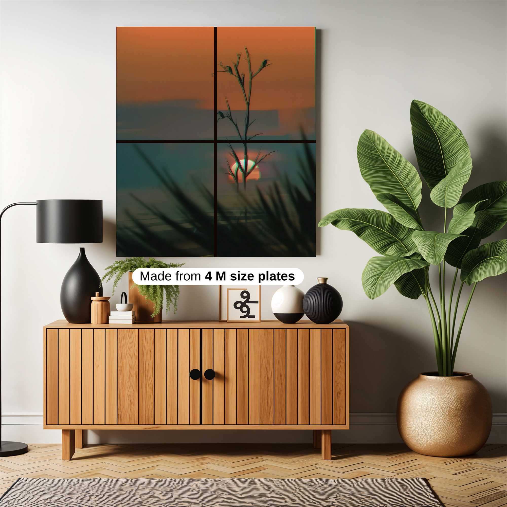 Sunset Serenity Safe Wall Magnetic / M