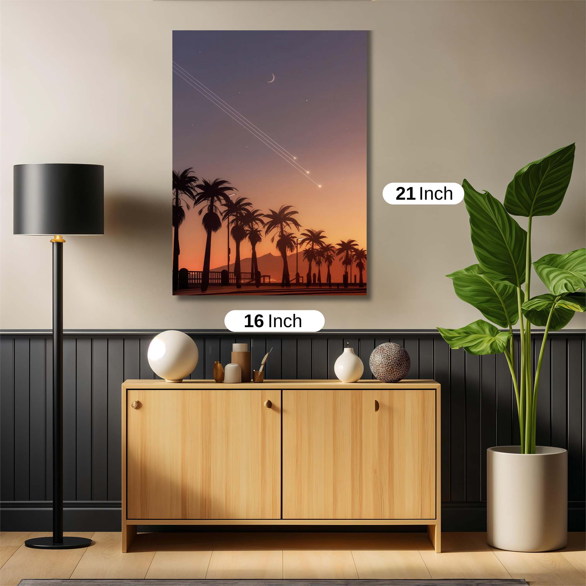 Moonlit Serenity Safe Wall Magnetic / M