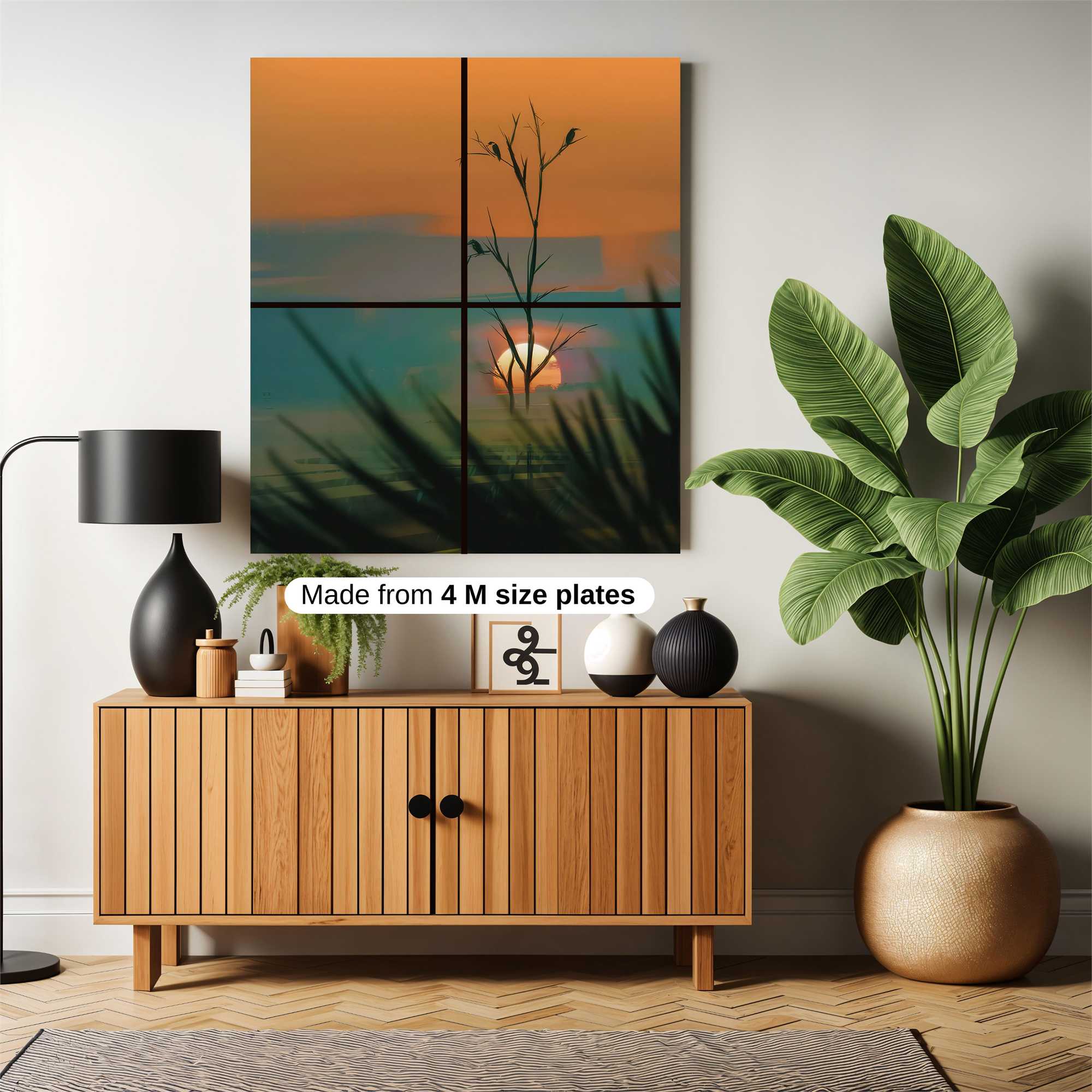 Sunset Serenity Safe Wall Magnetic / M