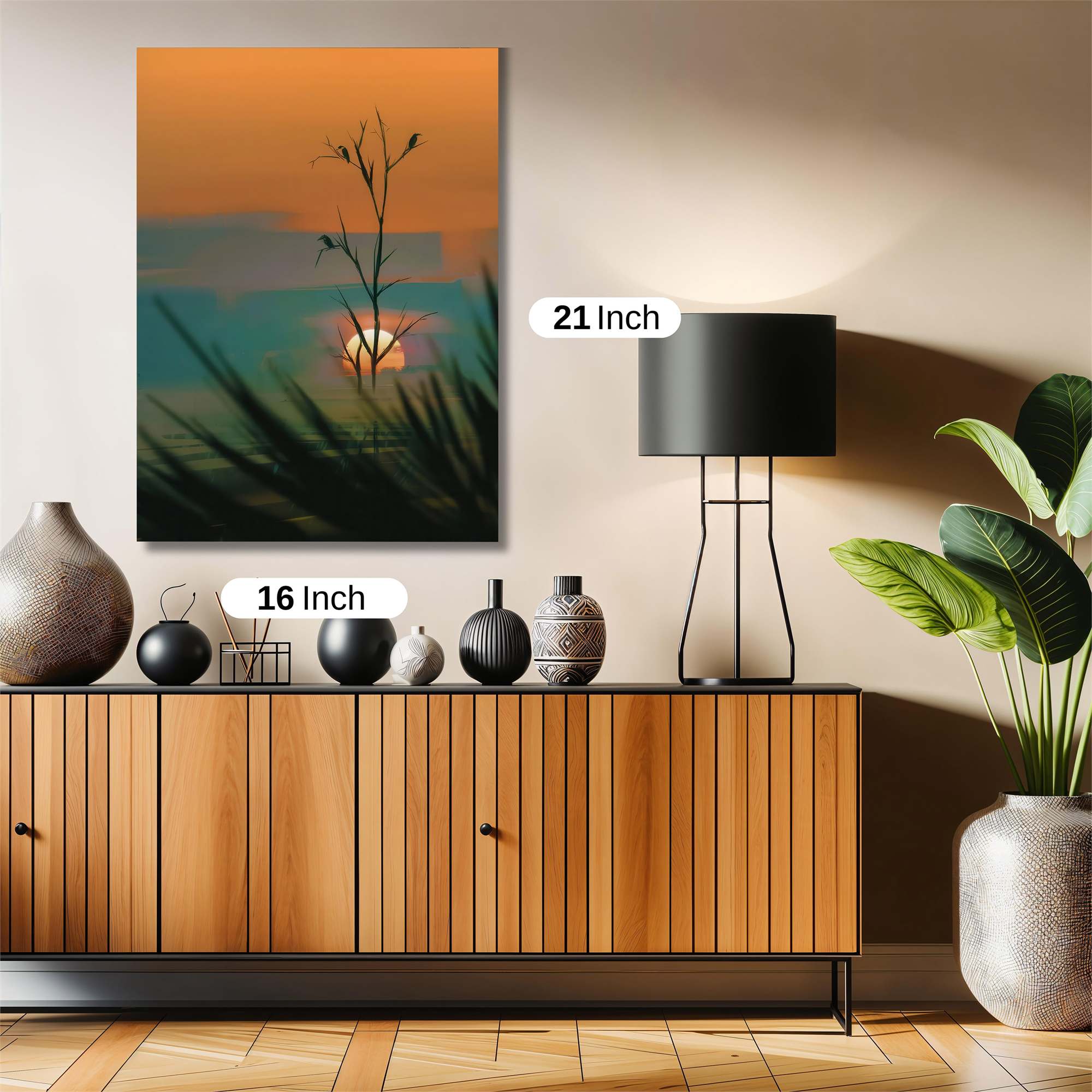 Sunset Serenity Safe Wall Magnetic / M