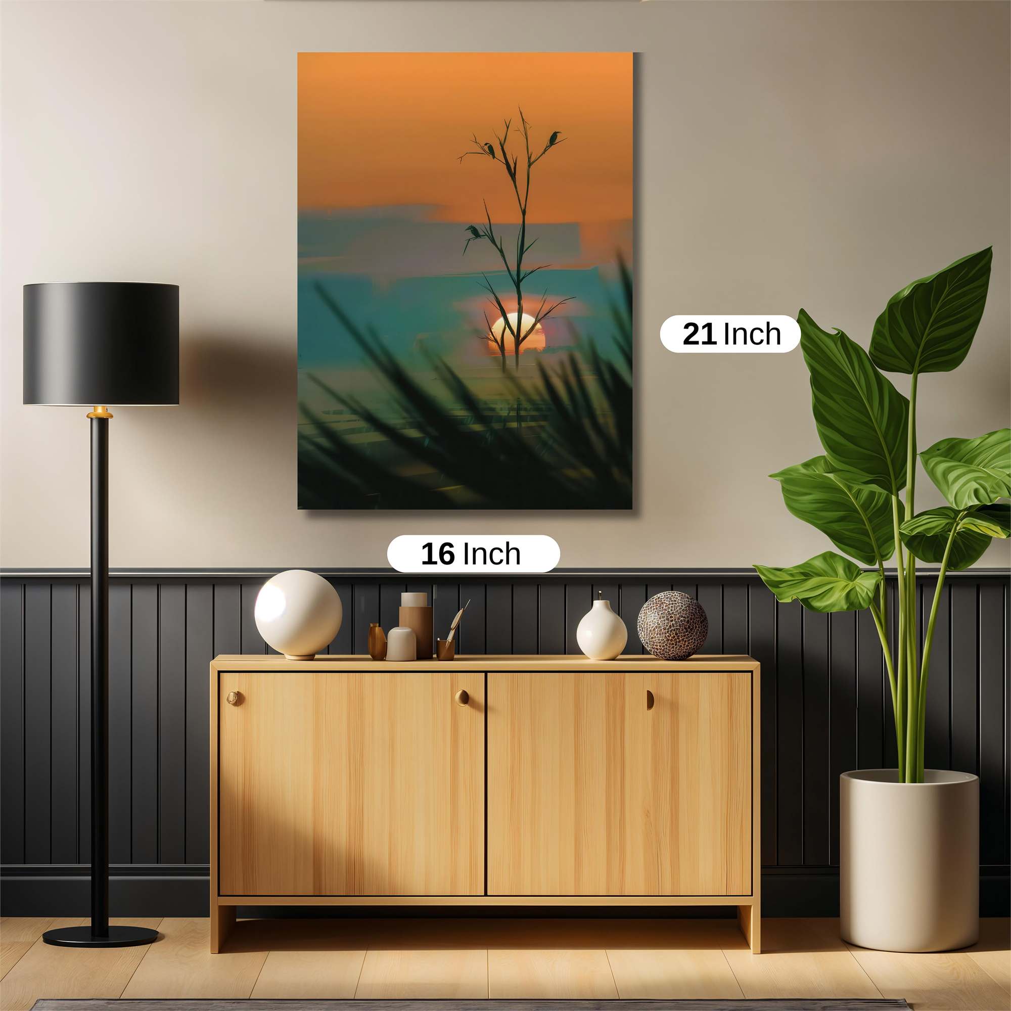 Sunset Serenity Safe Wall Magnetic / M