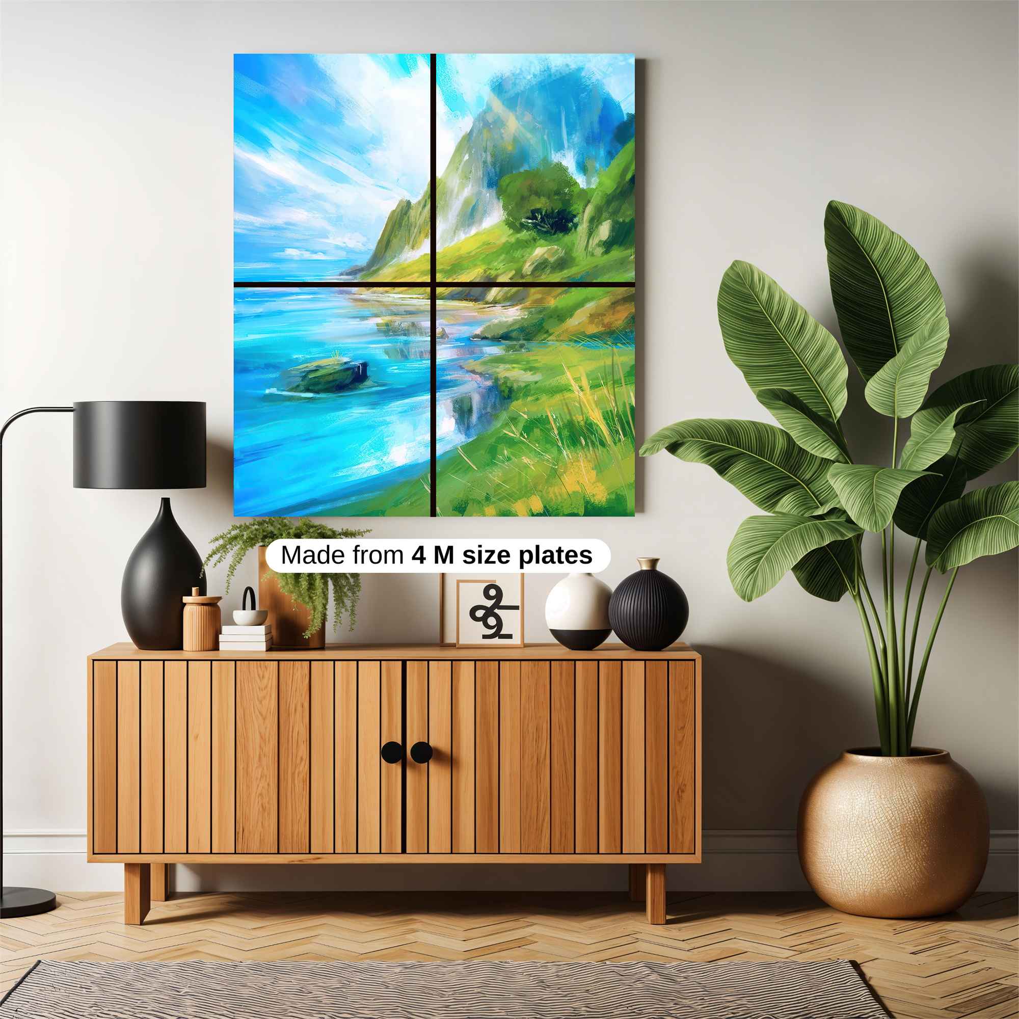 Seaside Serenity Safe Wall Magnetic / M