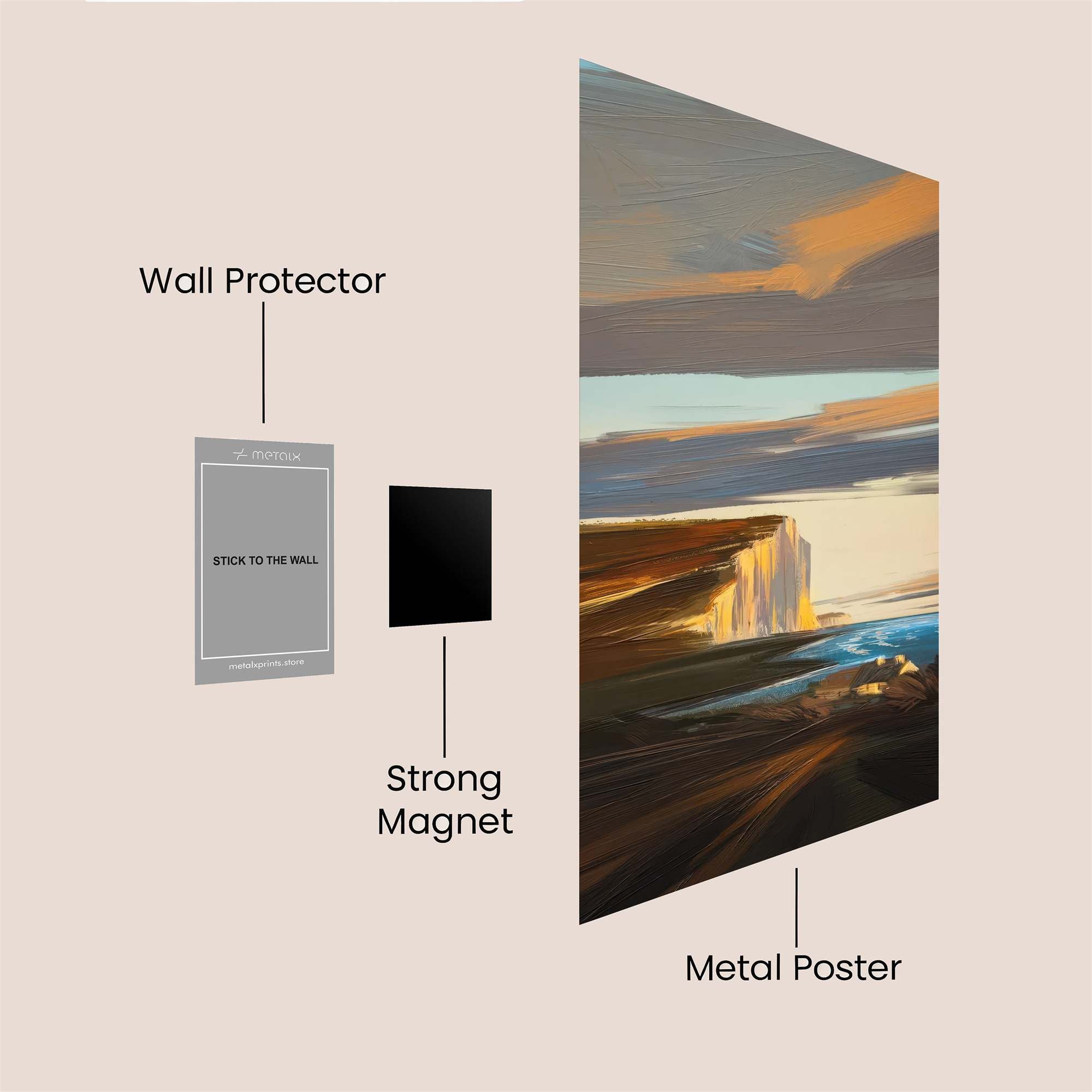 Cliff Radiance Safe Wall Magnetic / M