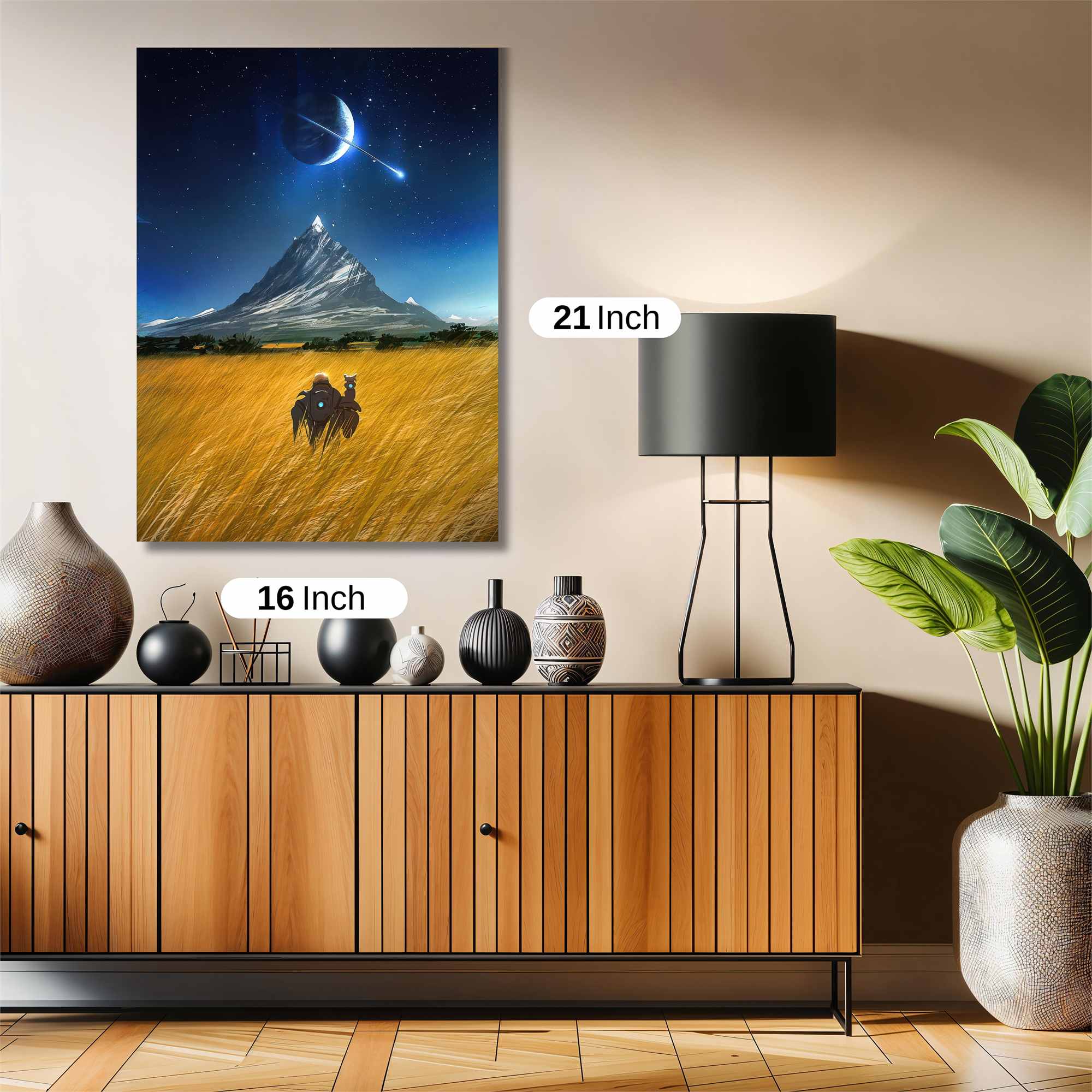 Pyramid Serenity Safe Wall Magnetic / M