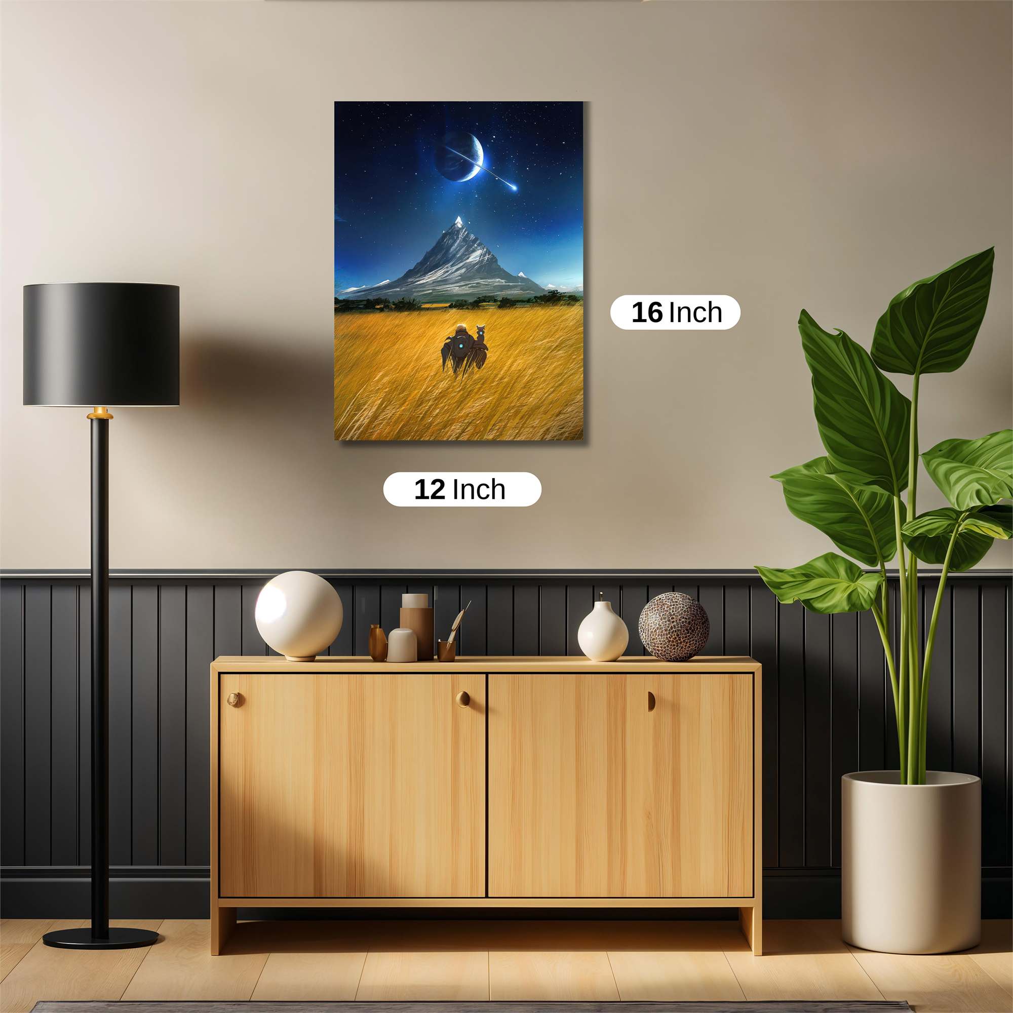 Pyramid Serenity Safe Wall Magnetic / M