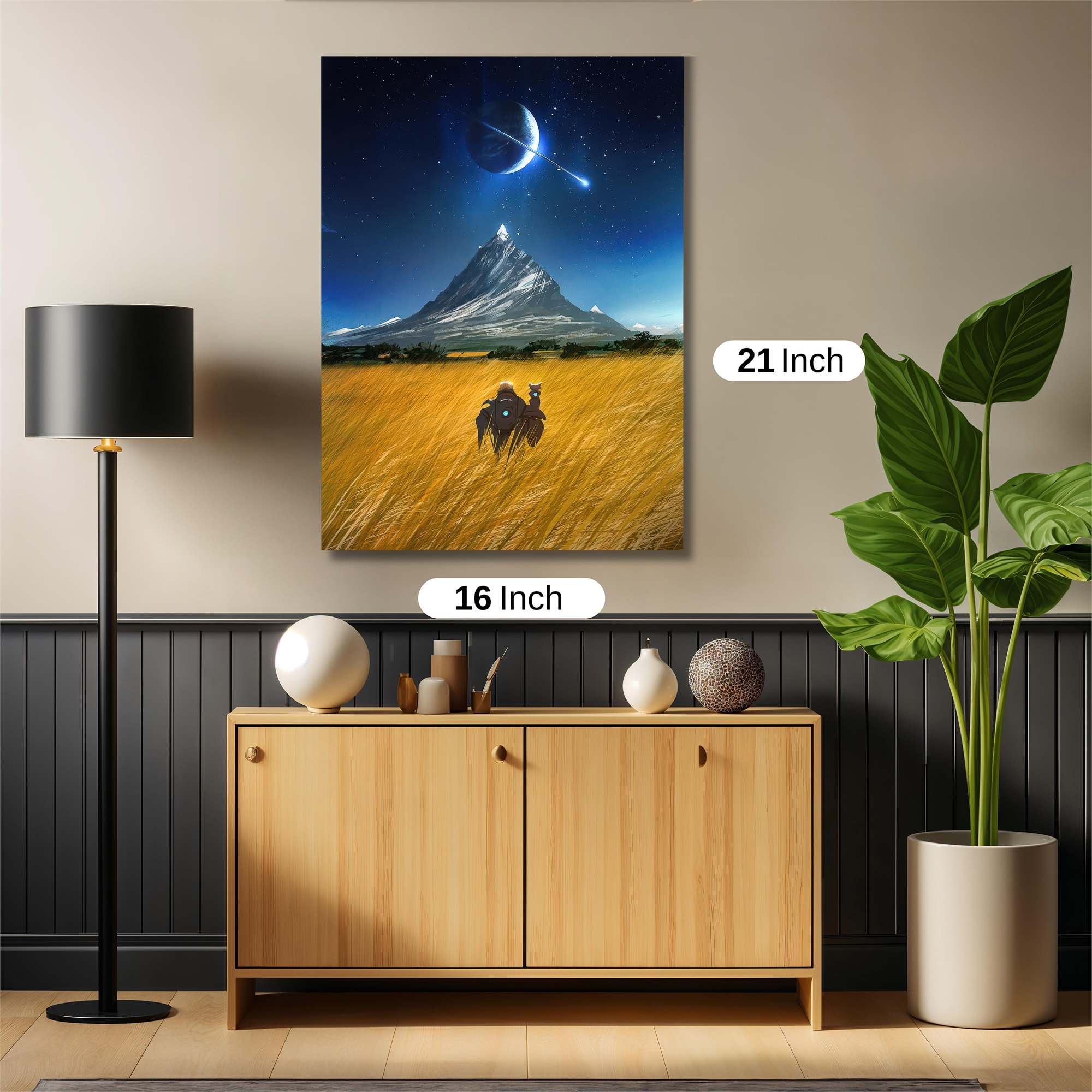 Pyramid Serenity Safe Wall Magnetic / M