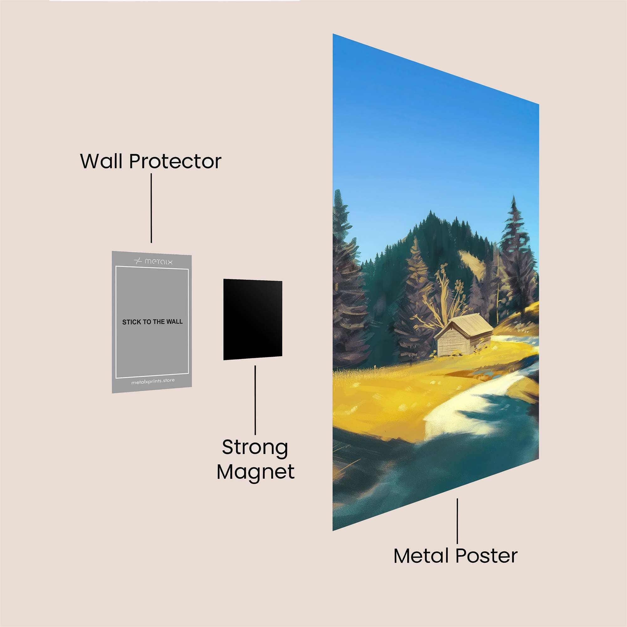 Cabin Serenity Safe Wall Magnetic / M