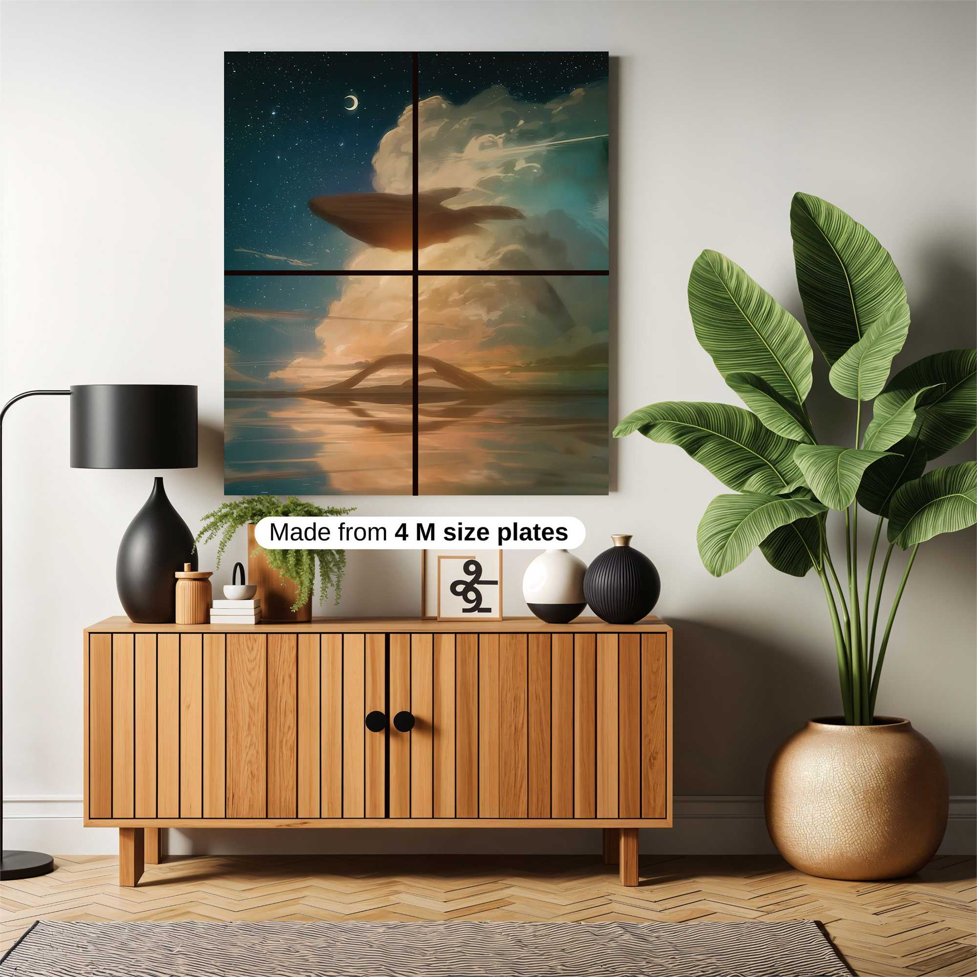 Whale Dream Safe Wall Magnetic / M