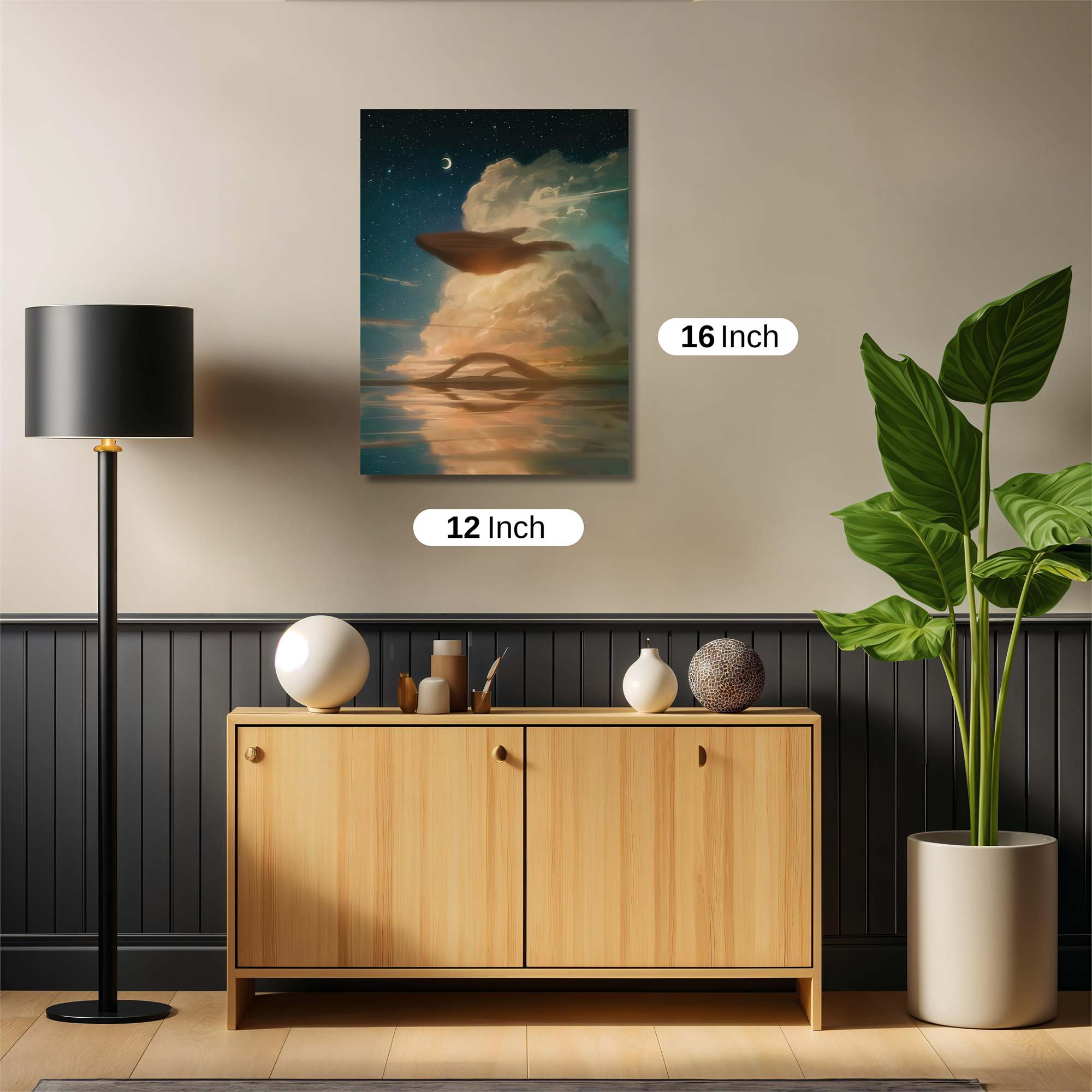 Whale Dream Safe Wall Magnetic / M