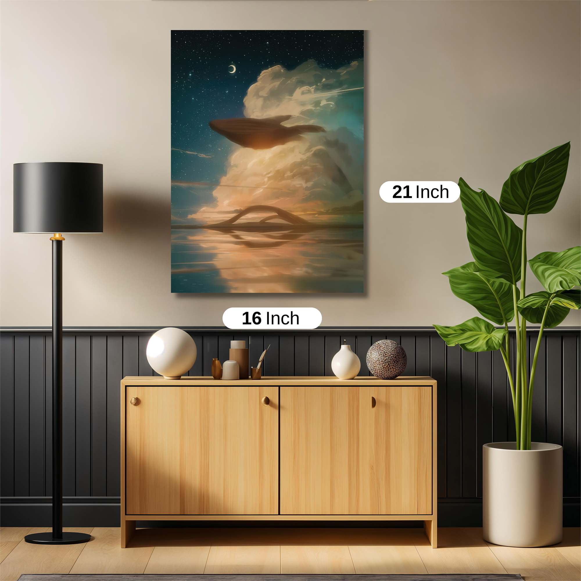 Whale Dream Safe Wall Magnetic / M