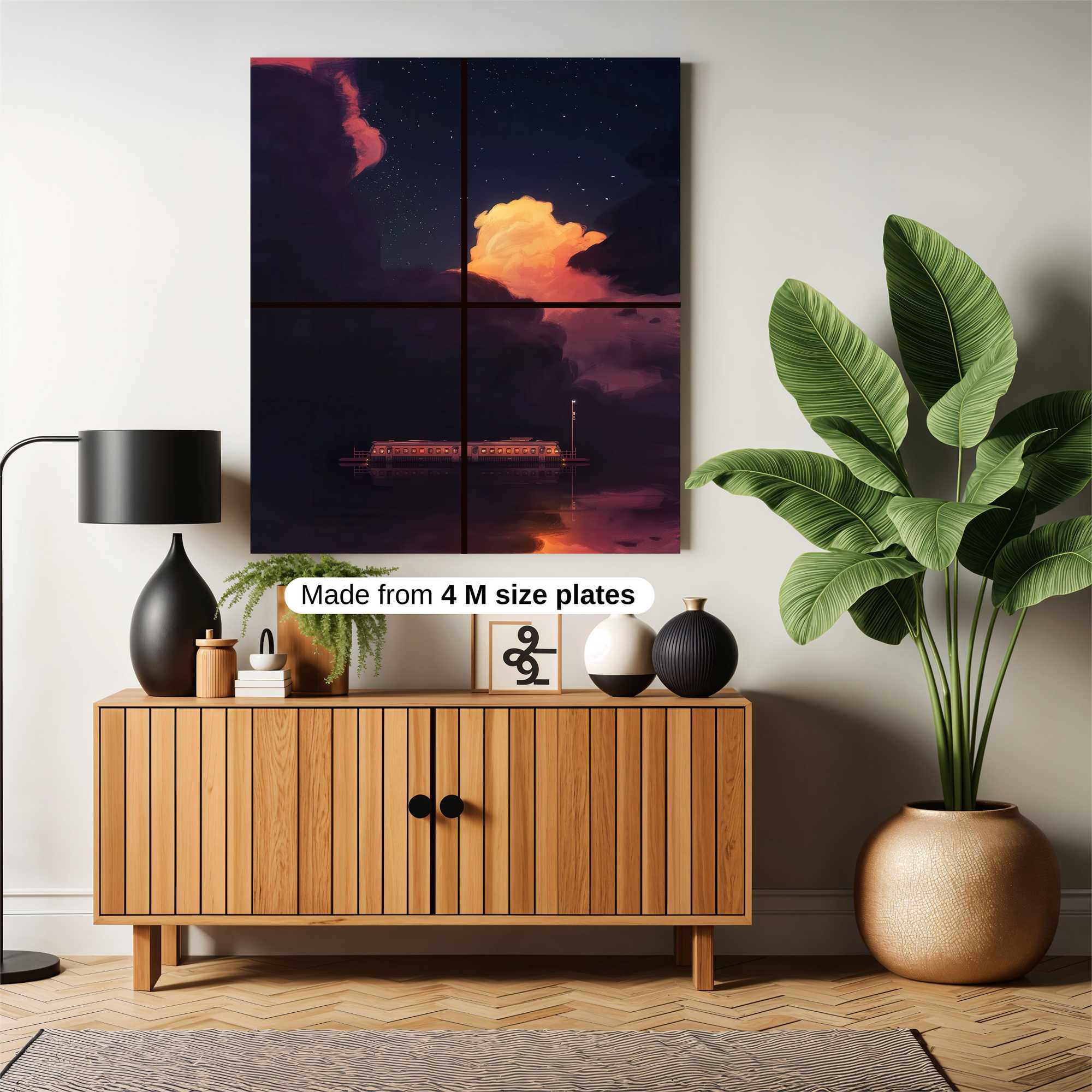 Train Twilight Safe Wall Magnetic / M