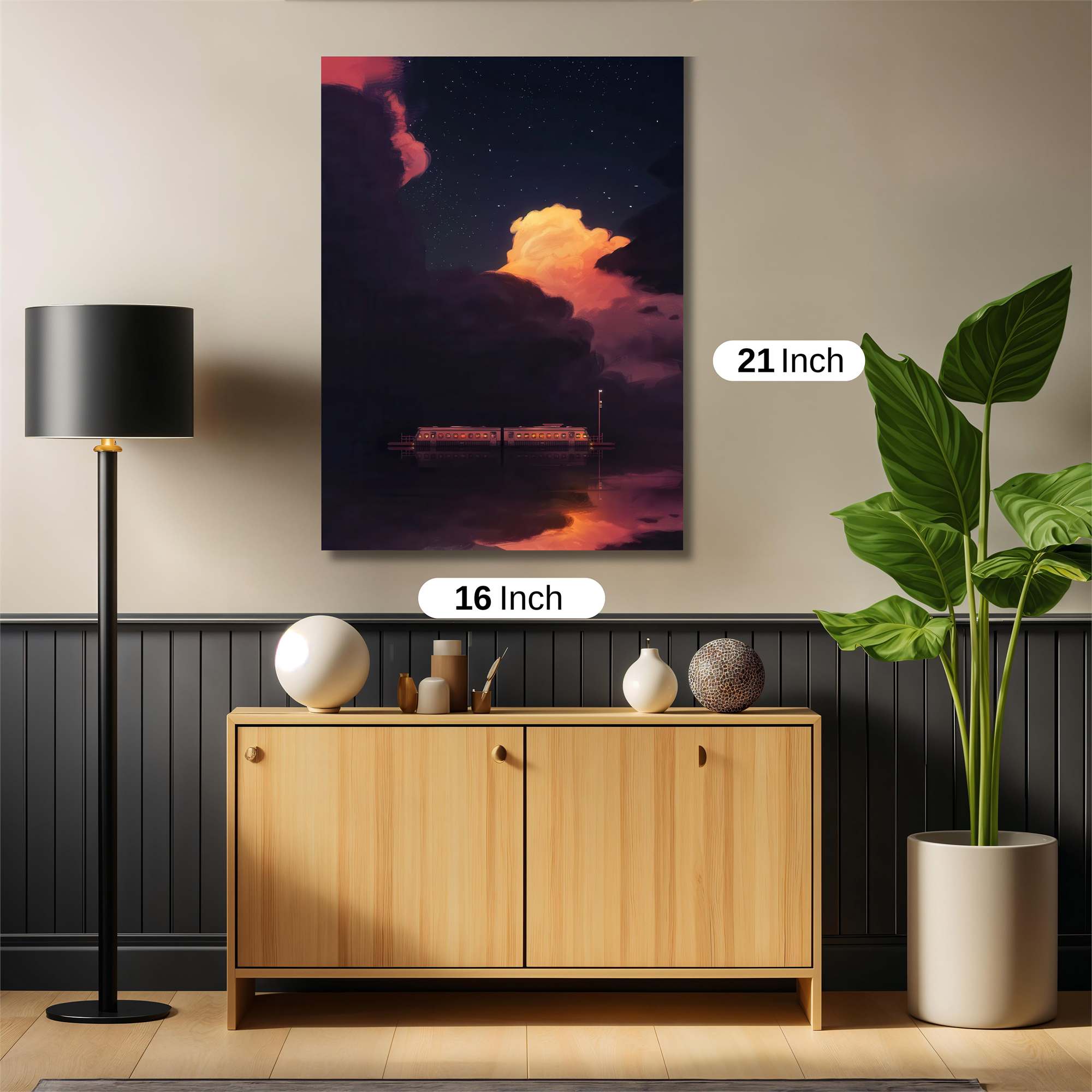 Train Twilight Safe Wall Magnetic / M