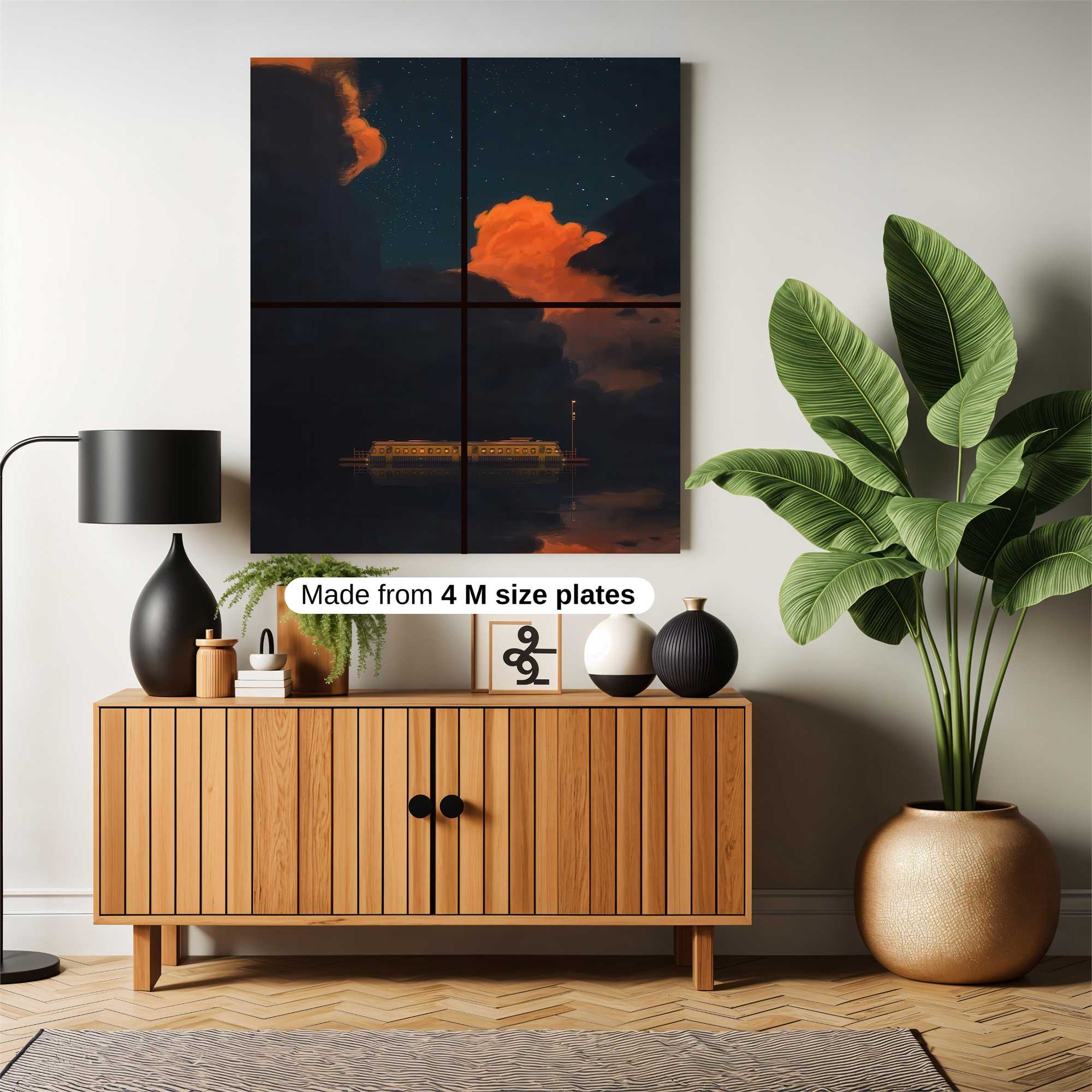 Train Tranquil Safe Wall Magnetic / M