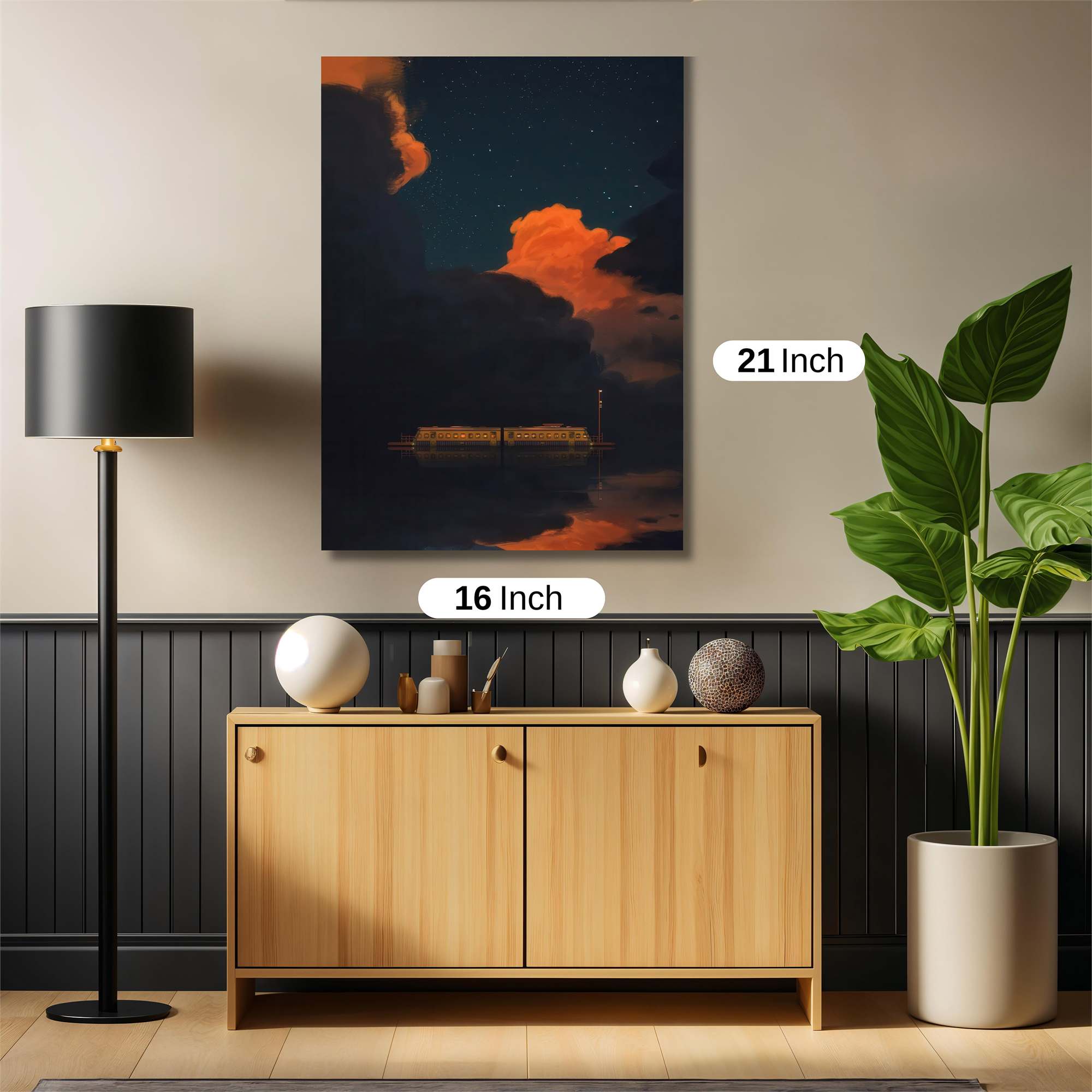 Train Tranquil Safe Wall Magnetic / M