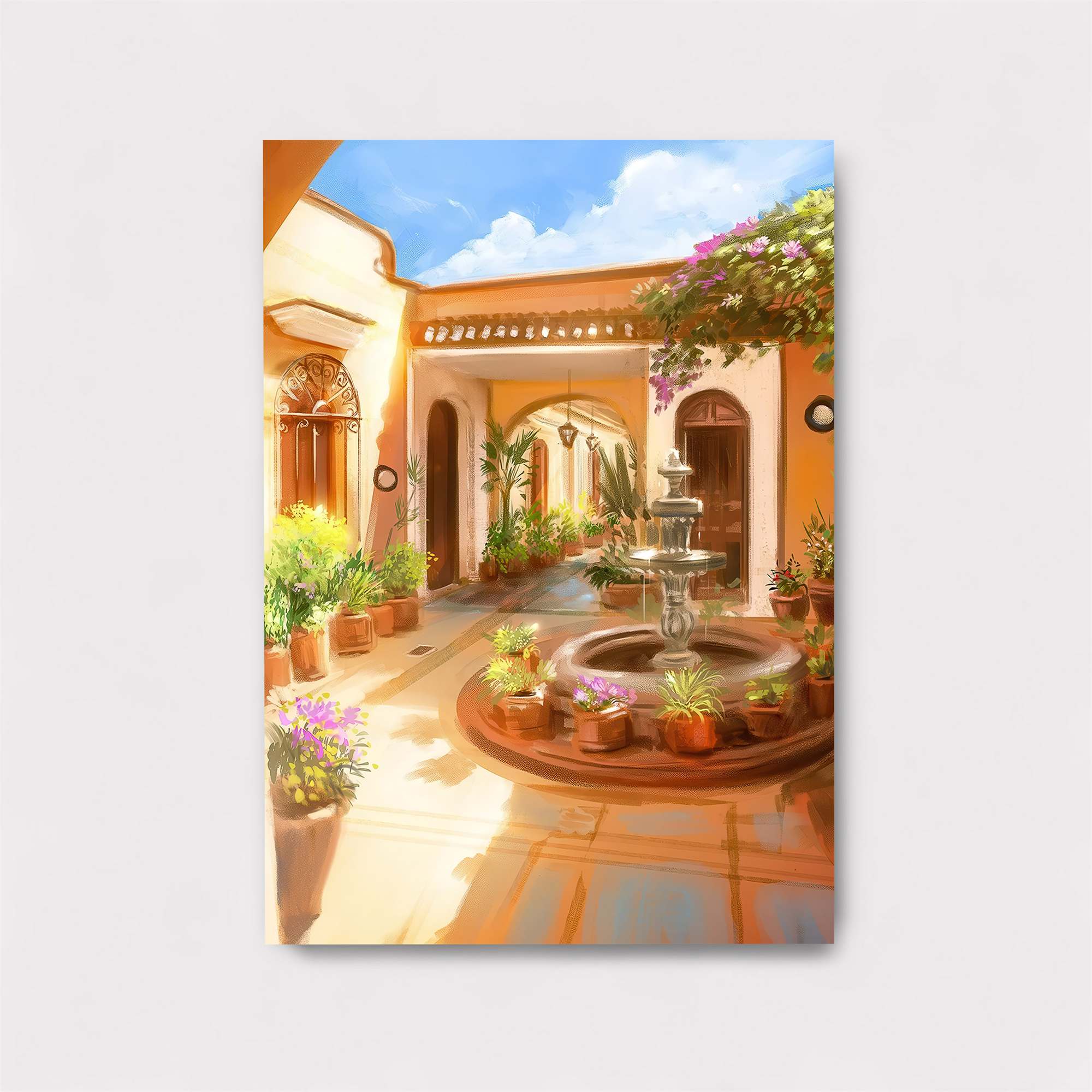 Courtyard Serenity Safe Wall Magnetic / M