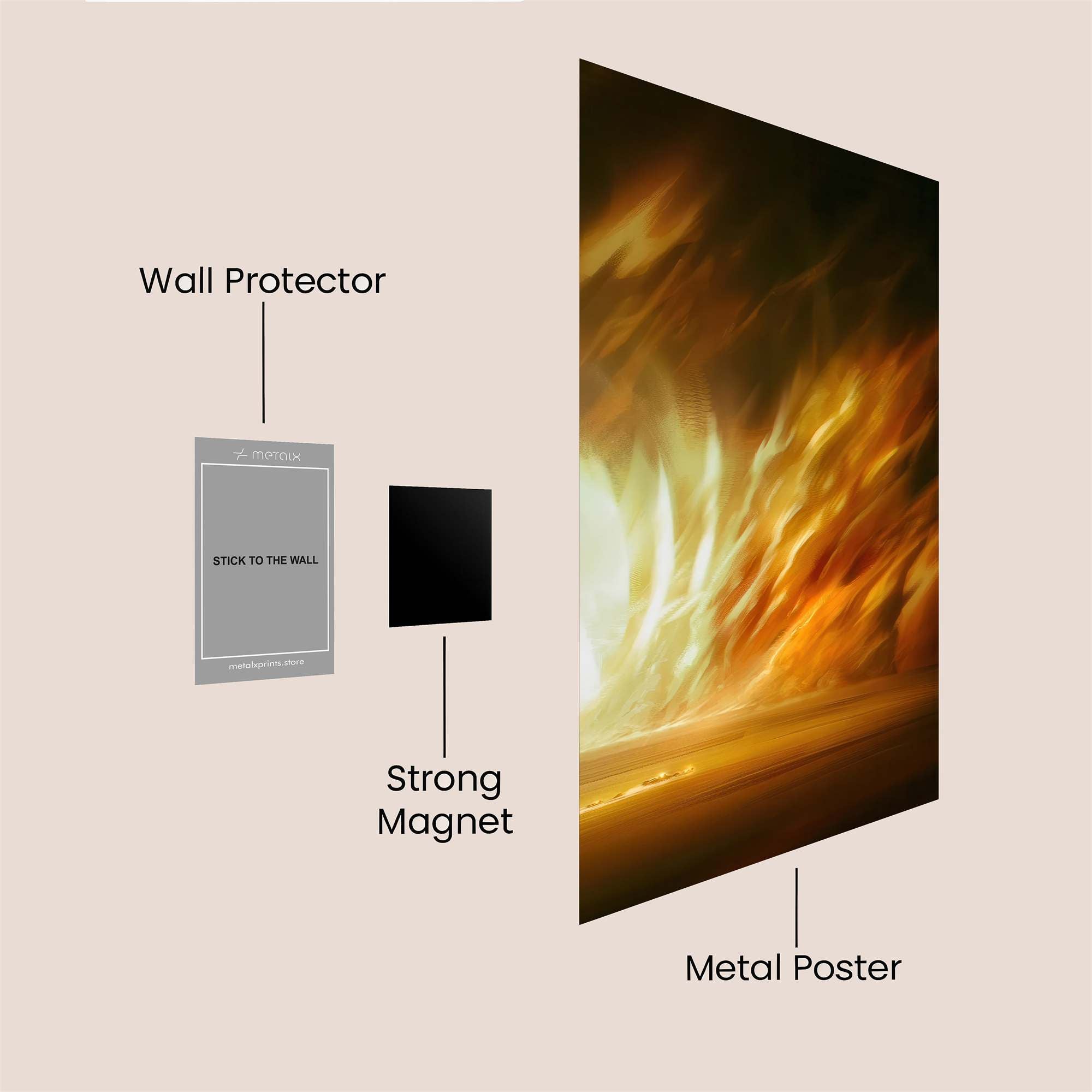 Blaze Euphoria Safe Wall Magnetic / M