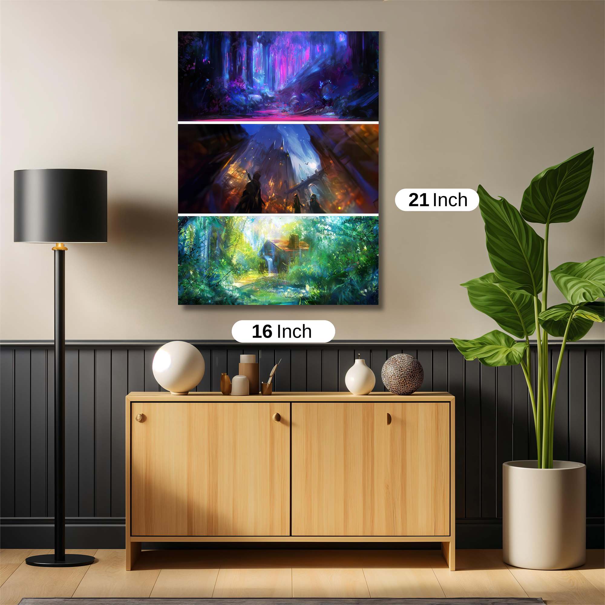 Forest Dreamscape Safe Wall Magnetic / M